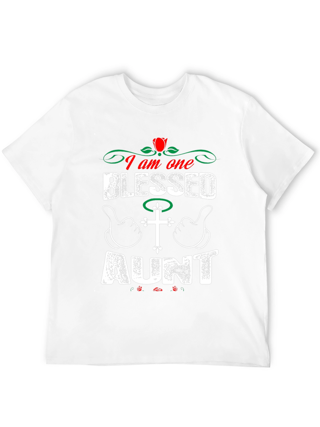 Blessed Aunt T-Shirt: I Am One Blessed Aunt Graphic Tee