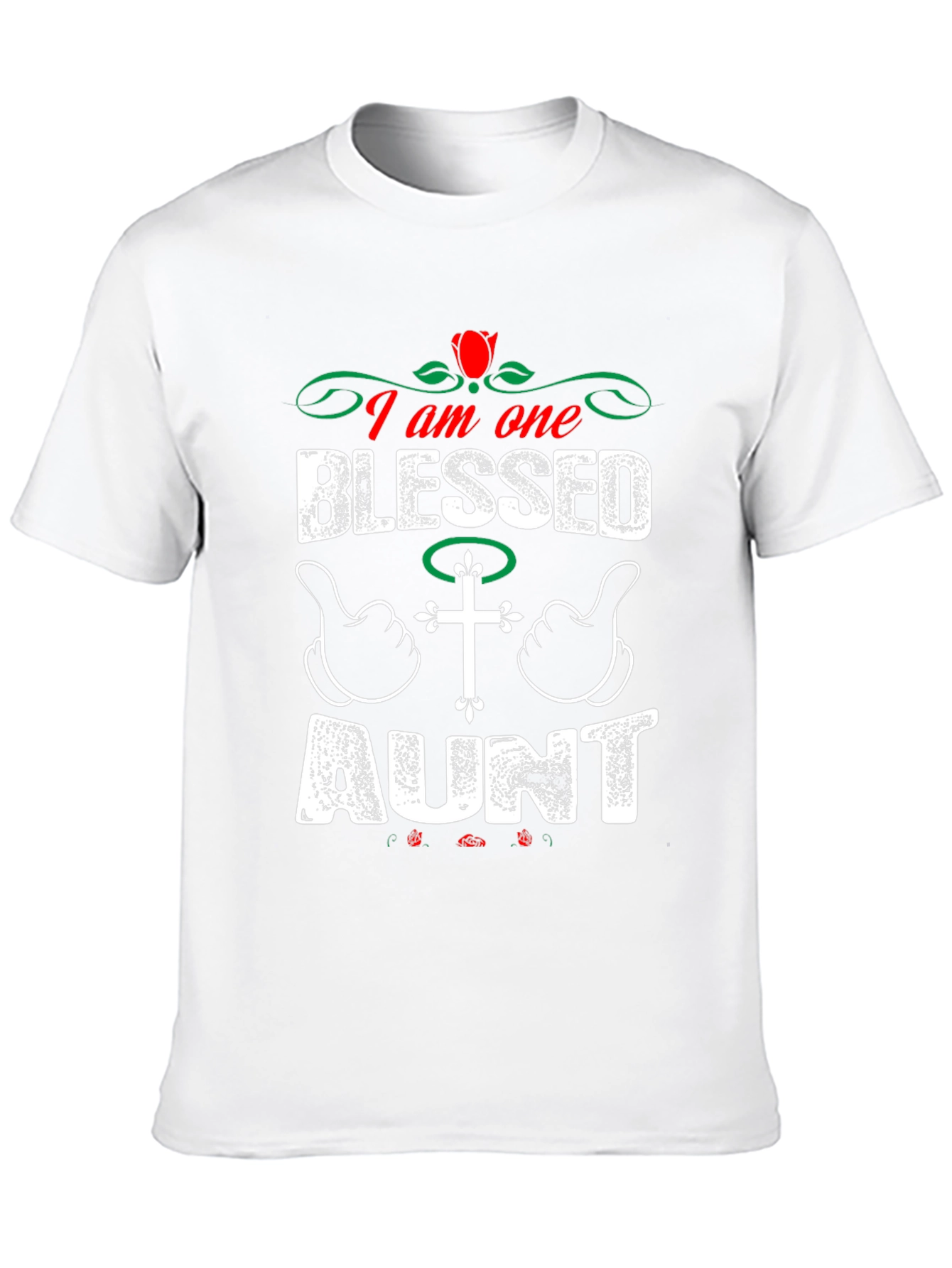 Blessed Aunt T-Shirt: I Am One Blessed Aunt Graphic Tee