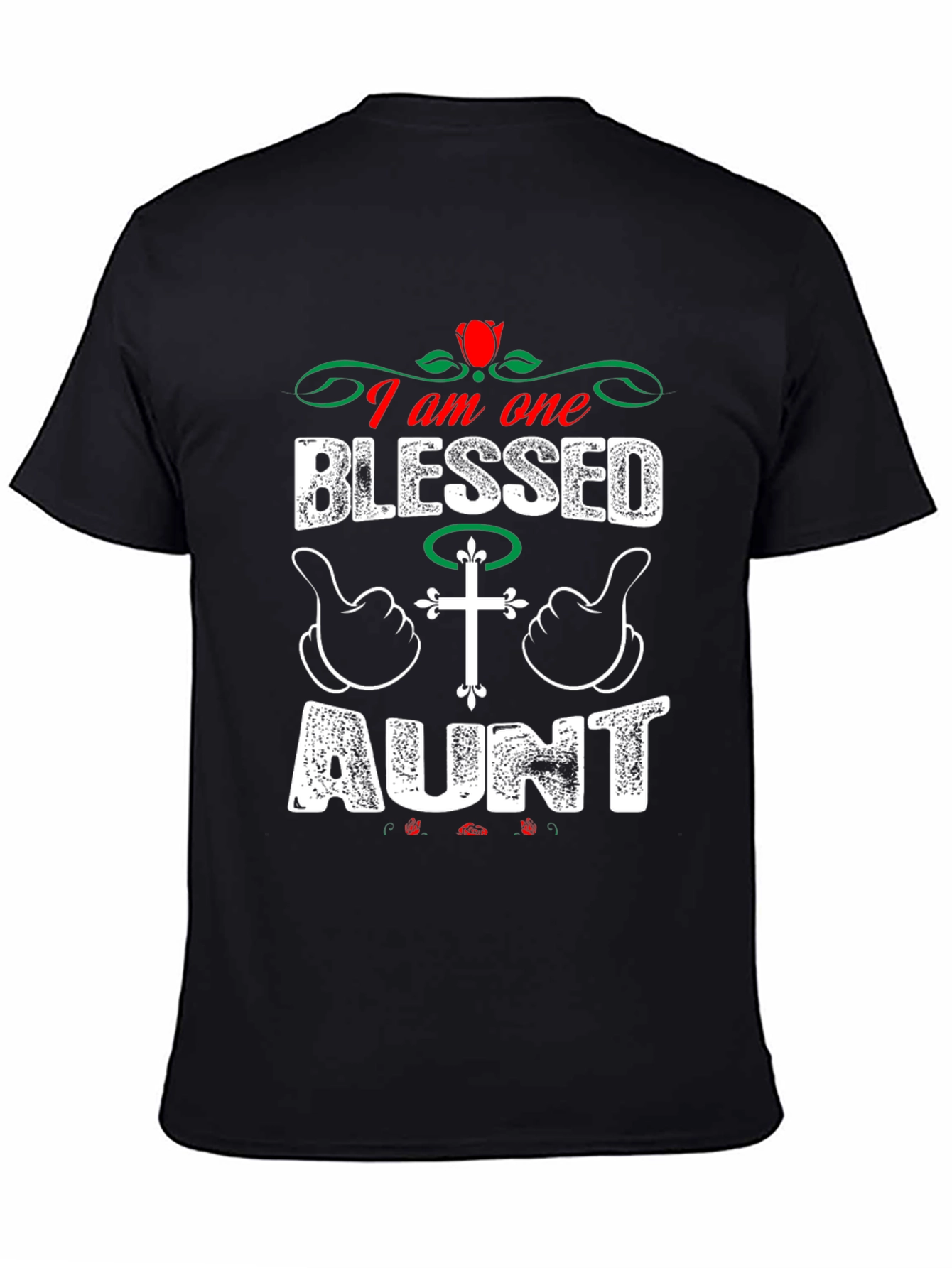 Blessed Aunt T-Shirt: I Am One Blessed Aunt Graphic Tee