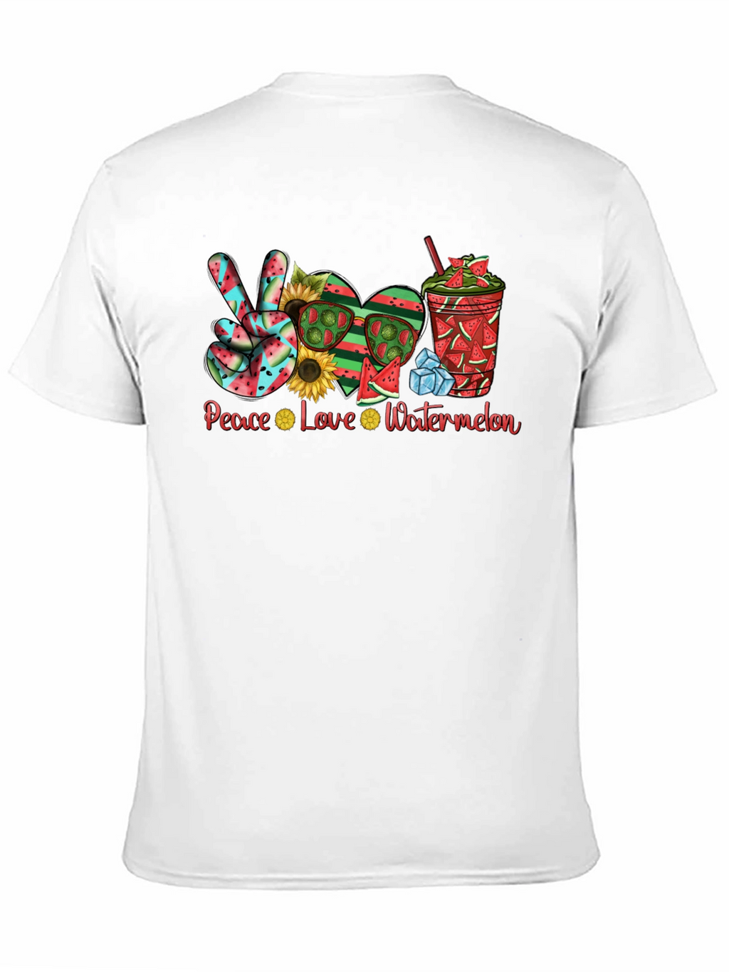 Peace Love Watermelon Graphic Tee