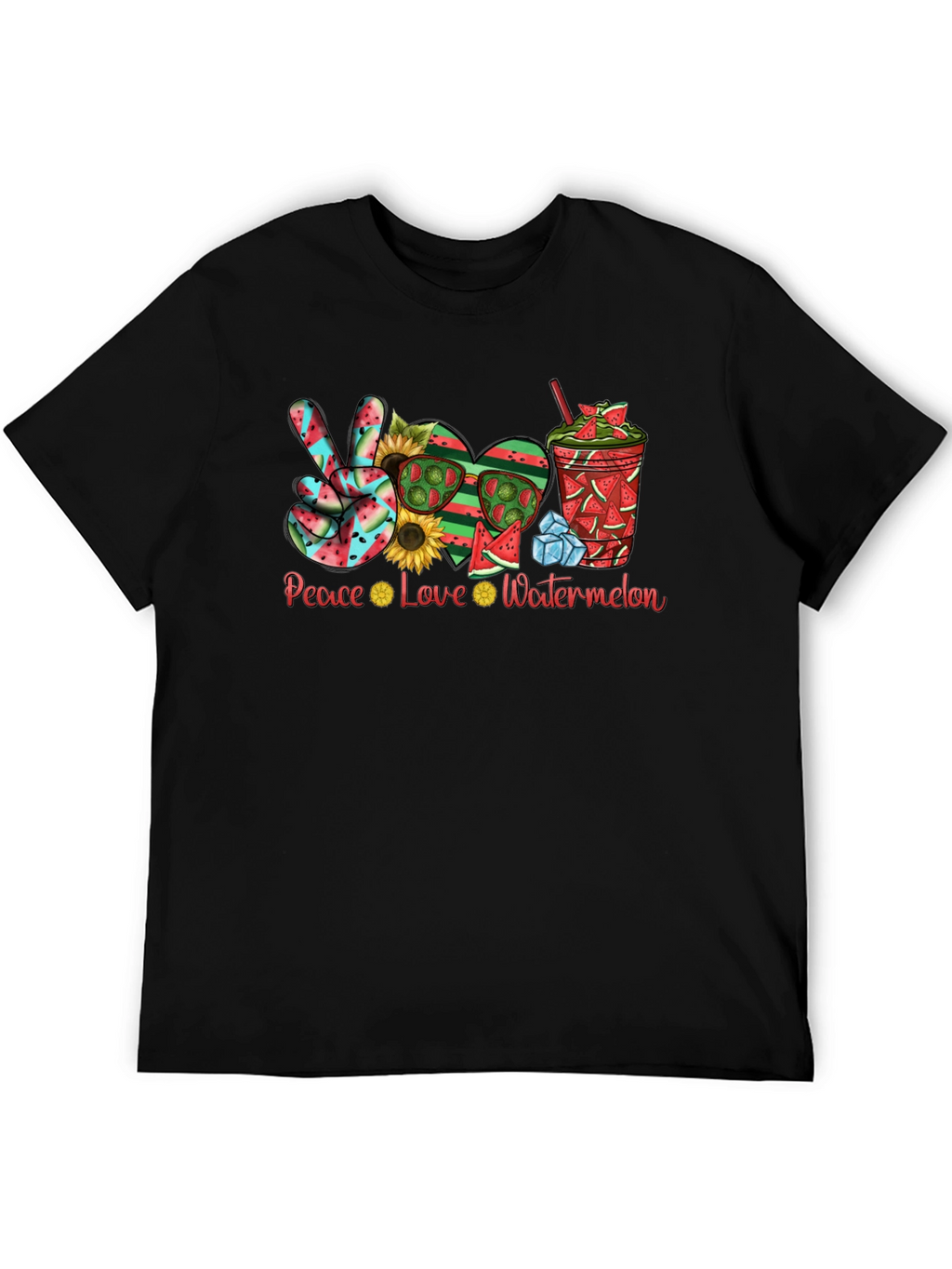 Peace Love Watermelon Graphic Tee