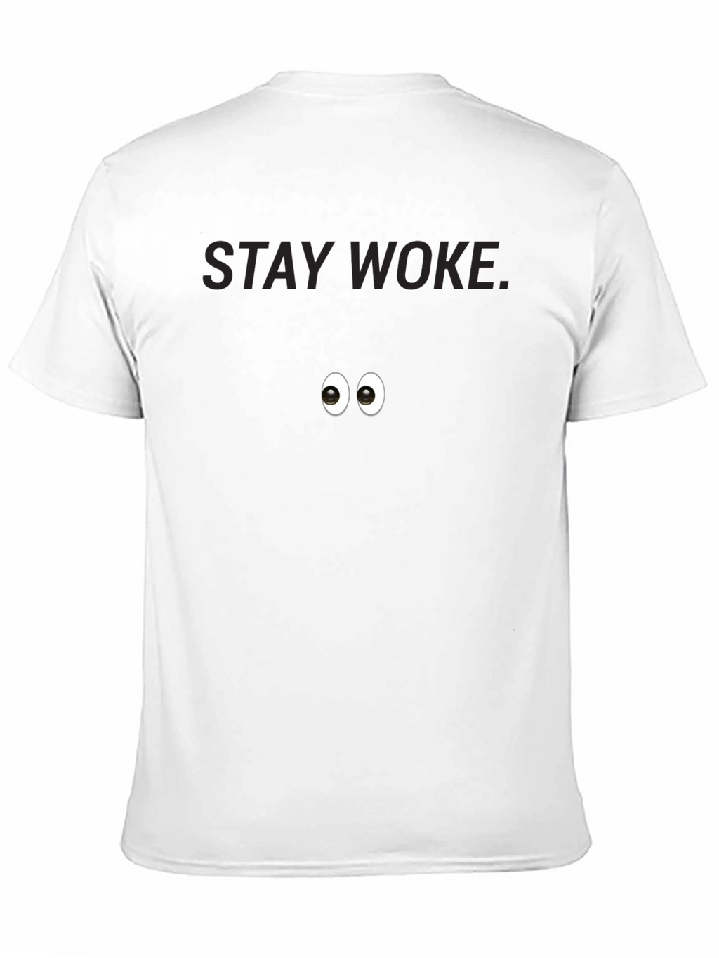 Stay Woke Eye Graphic Black T-Shirt