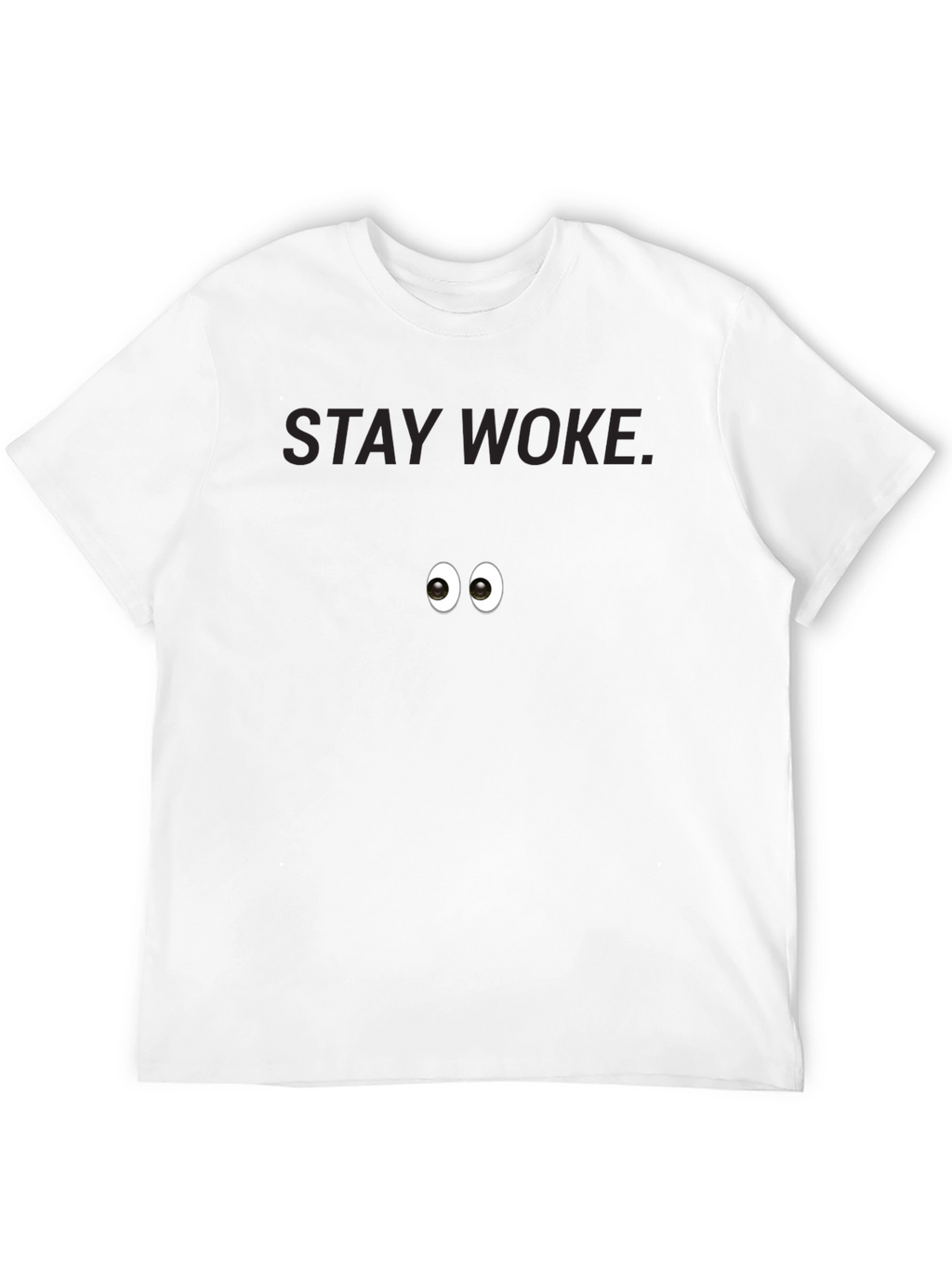 Stay Woke Eye Graphic Black T-Shirt