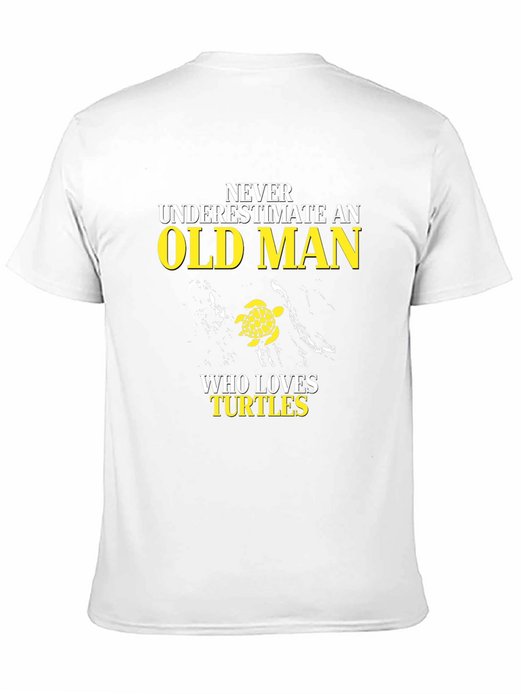 Never Underestimate an Old Man Turtle Lover T-Shirt