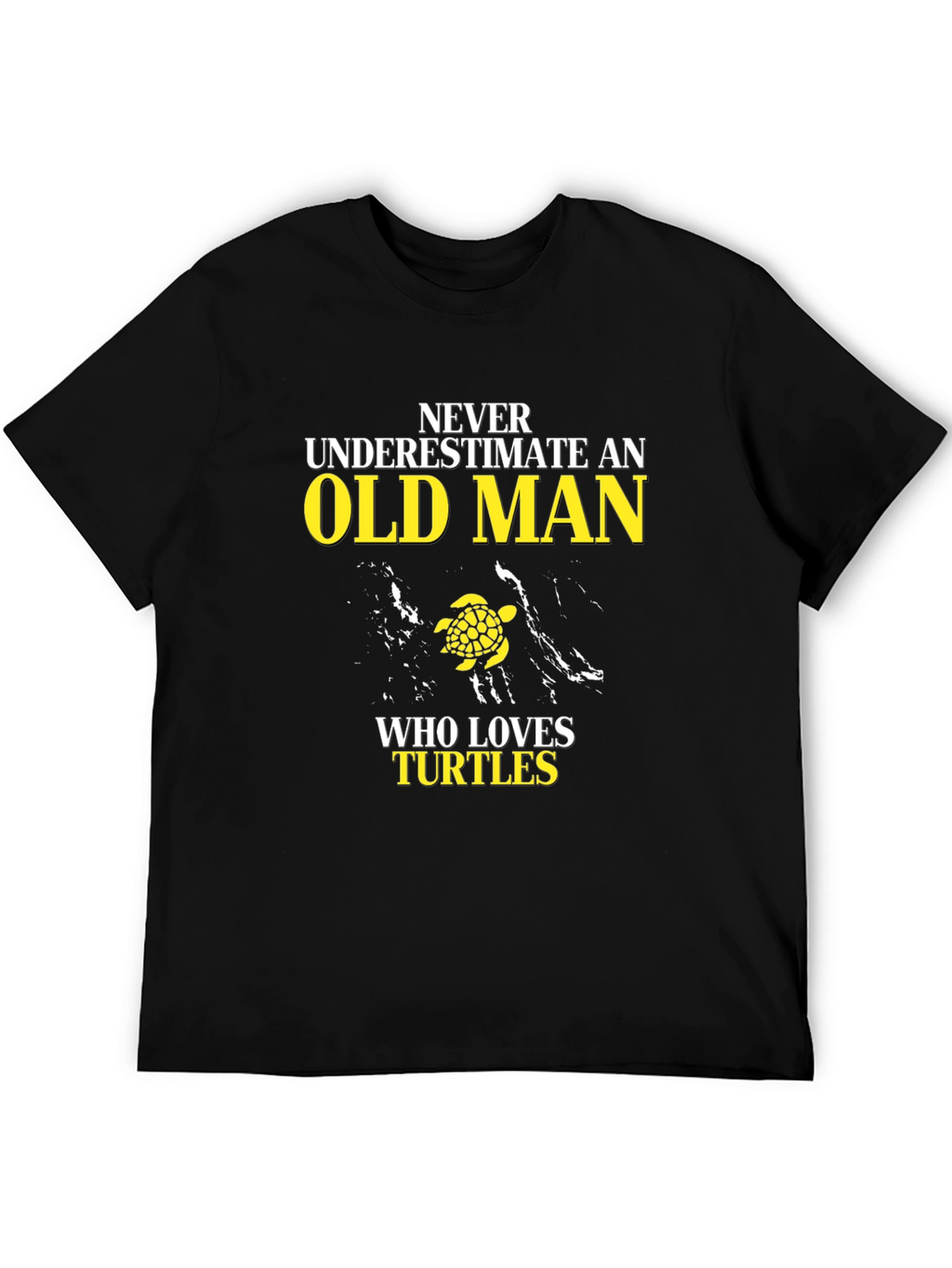 Never Underestimate an Old Man Turtle Lover T-Shirt