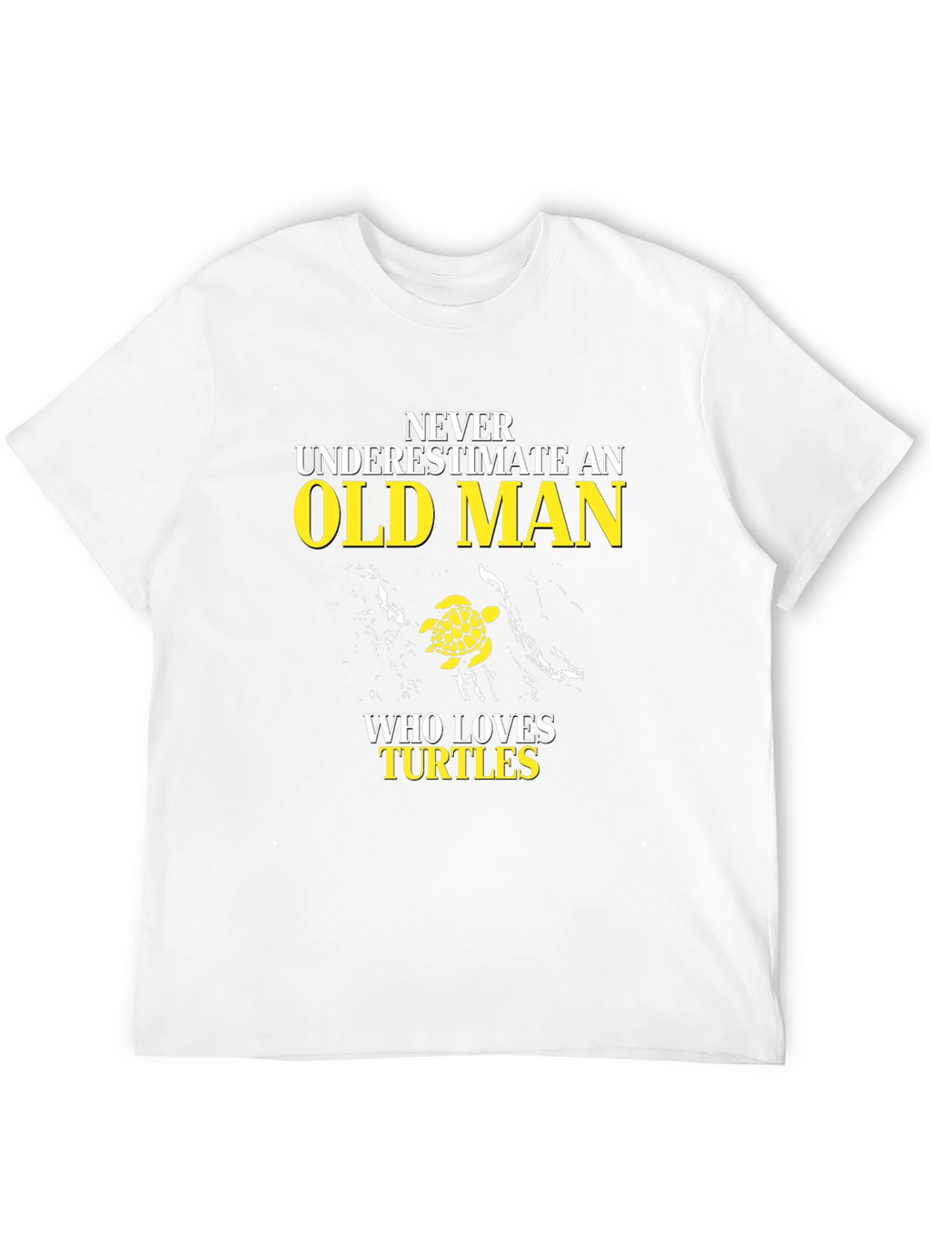 Never Underestimate an Old Man Turtle Lover T-Shirt