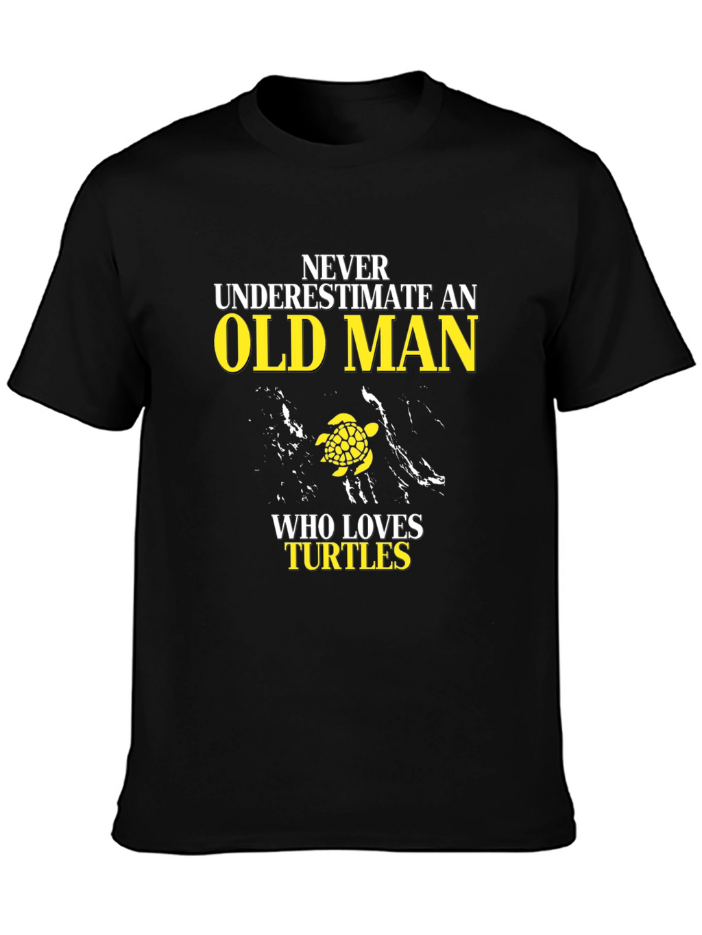 Never Underestimate an Old Man Turtle Lover T-Shirt
