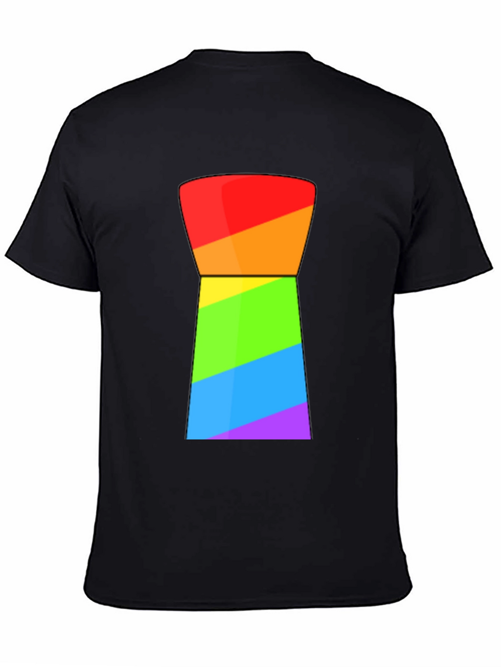 Rainbow Geometric Graphic Tee