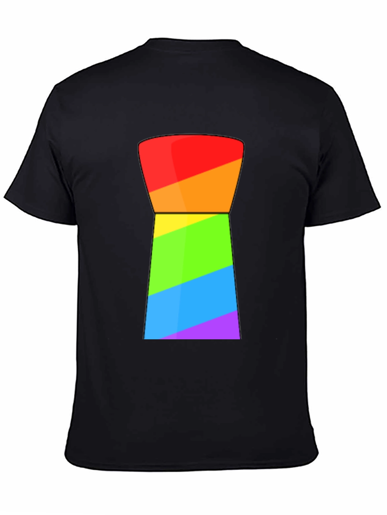 Rainbow Geometric Graphic Tee