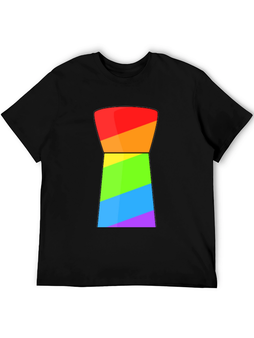 Rainbow Geometric Graphic Tee