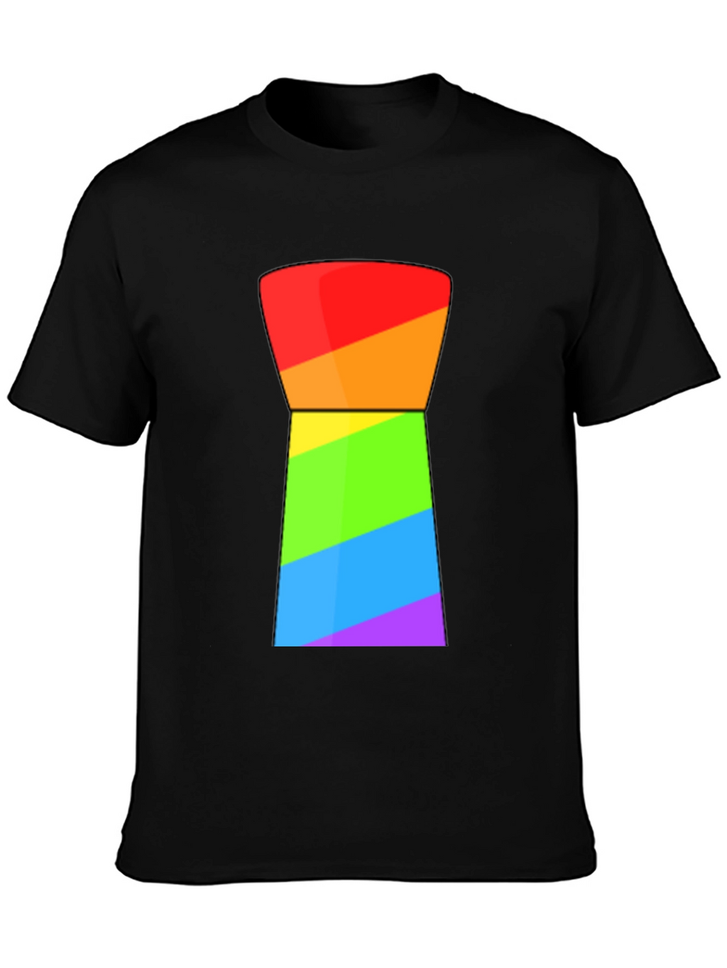 Rainbow Geometric Graphic Tee
