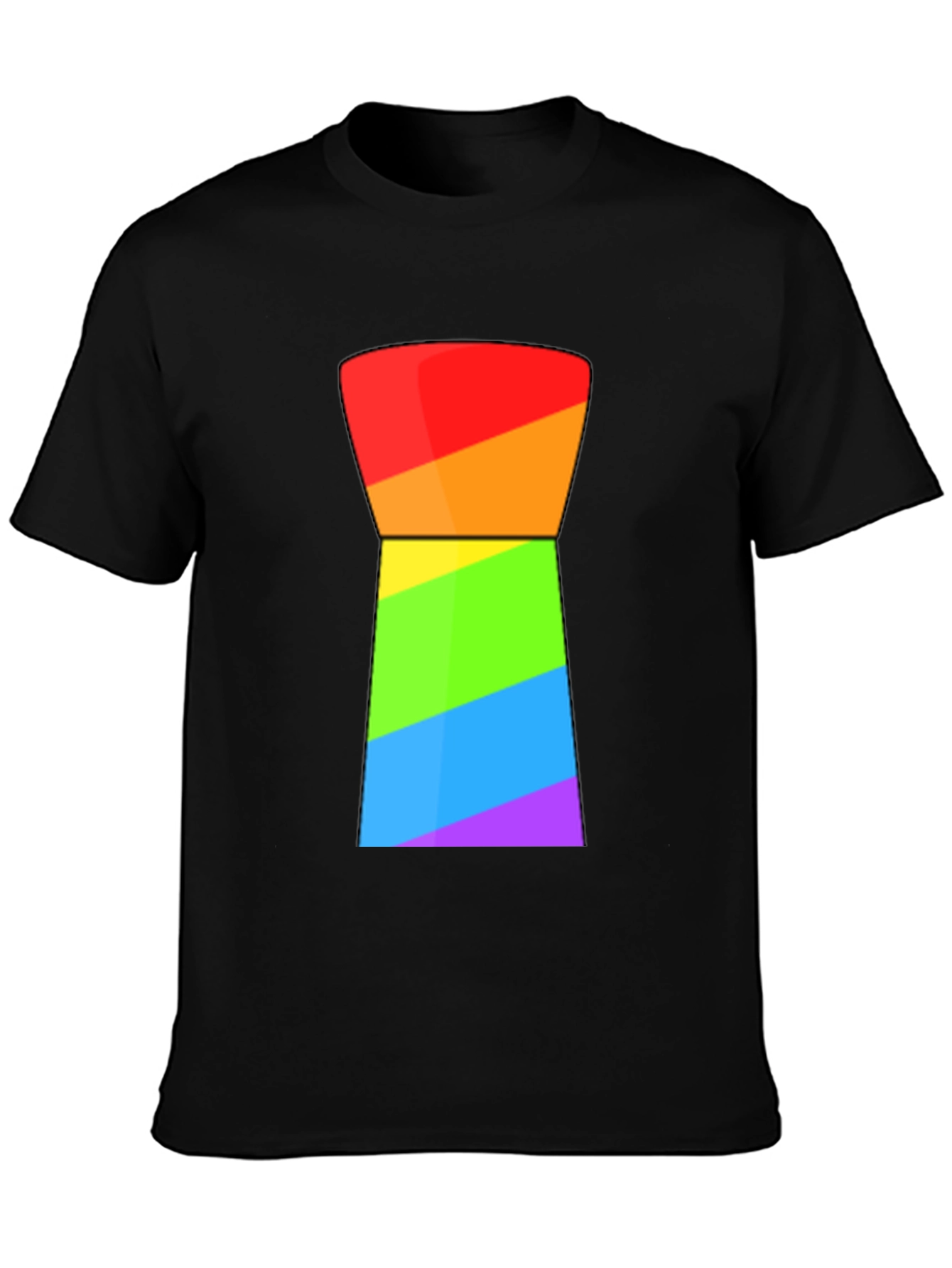 Rainbow Geometric Graphic Tee