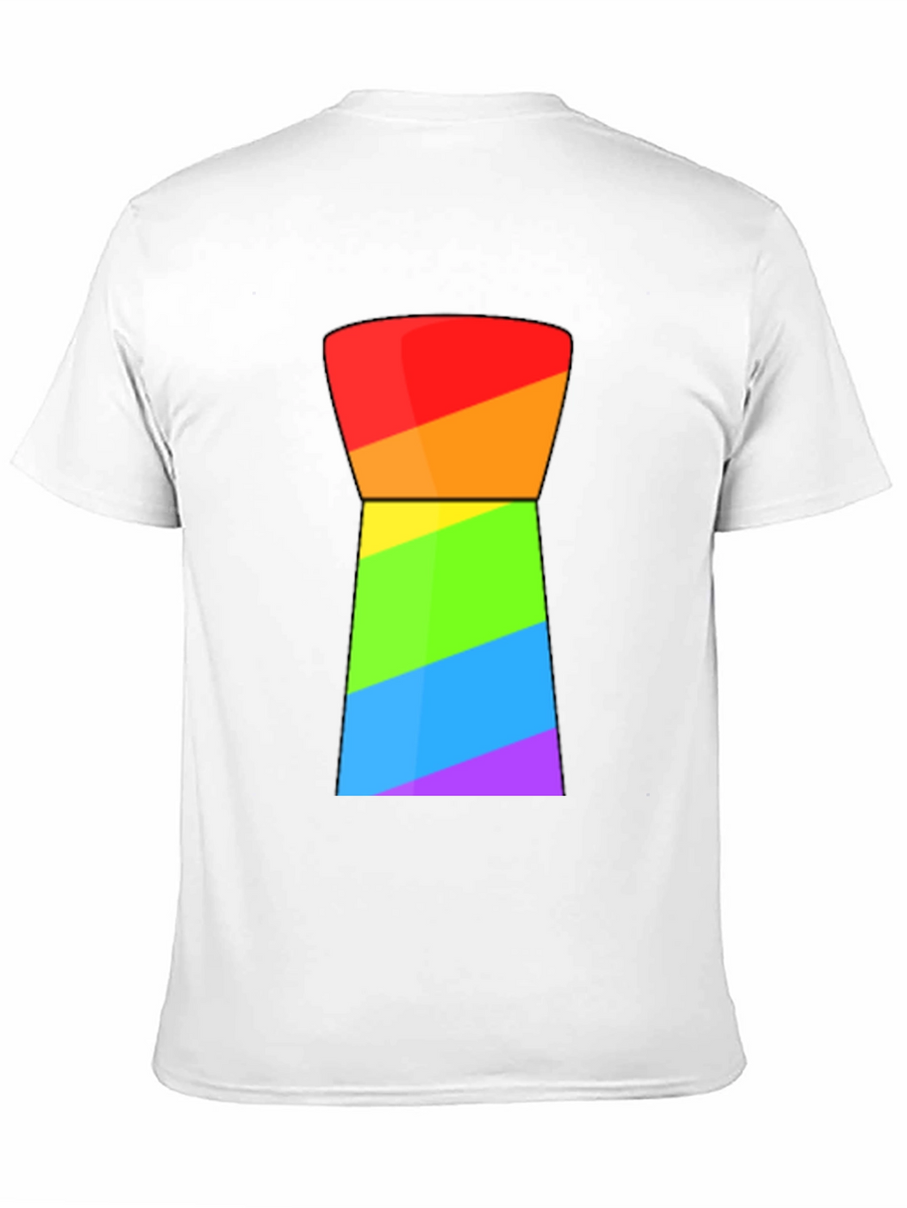 Rainbow Geometric Graphic Tee