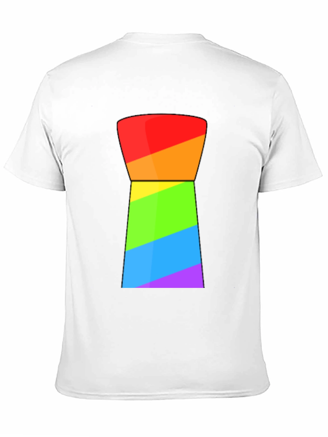 Rainbow Geometric Graphic Tee