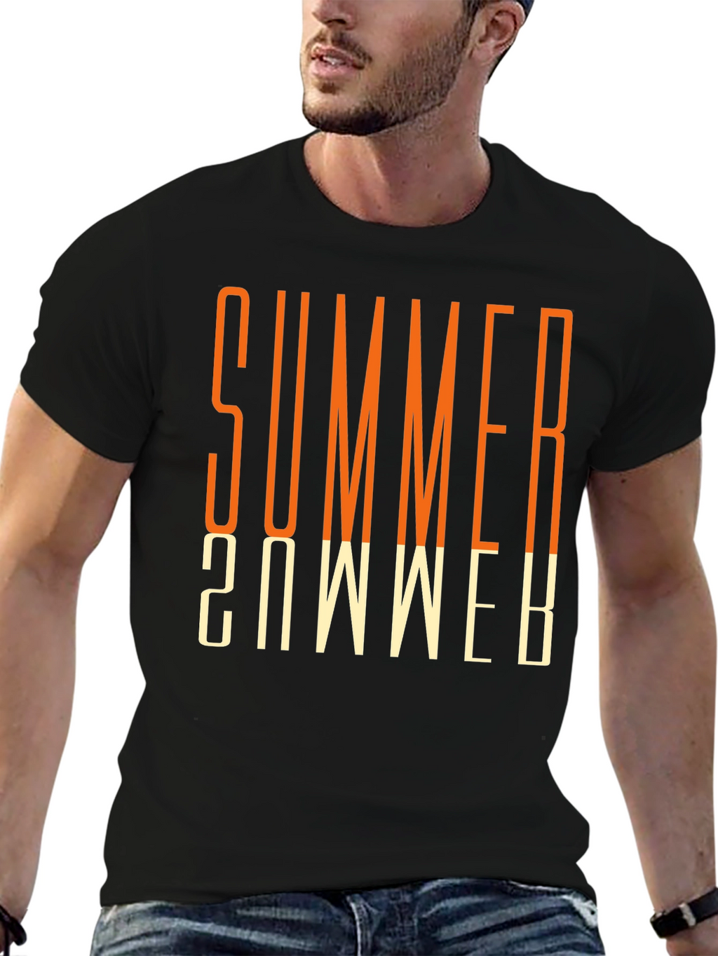 Summer Graphic Tee - Retro Style