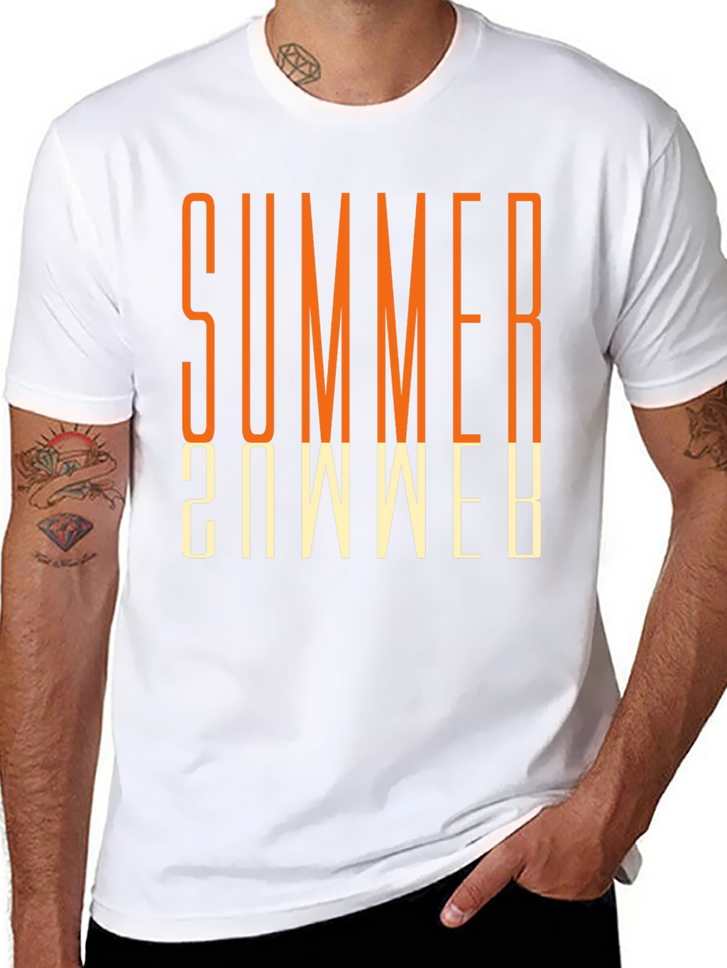 Summer Graphic Tee - Retro Style