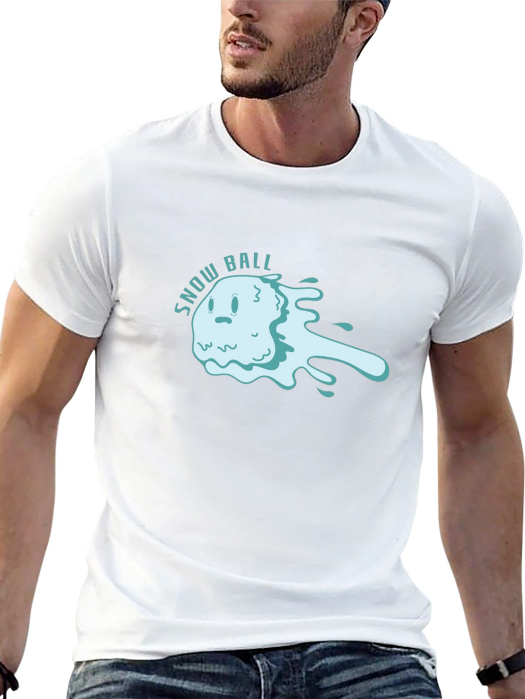 Snow Ball T-Shirt - Fun Graphic Tee