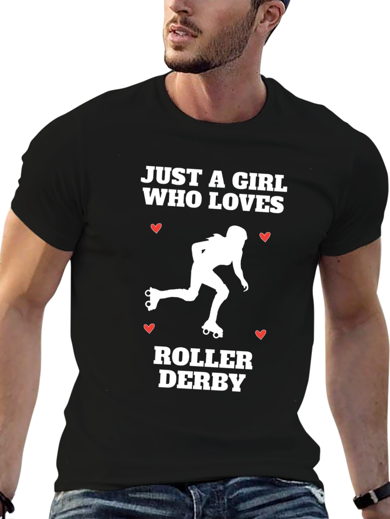 Roller Derby Girl T-Shirt - Just A Girl Who Loves