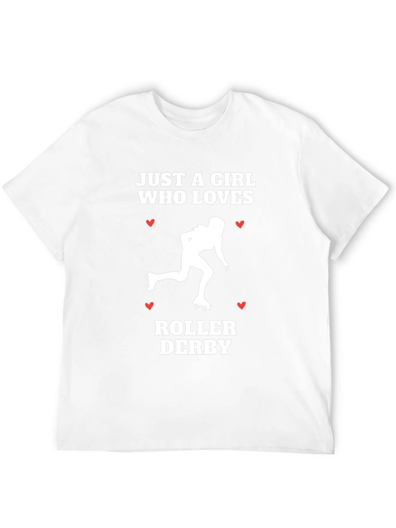 Roller Derby Girl T-Shirt - Just A Girl Who Loves