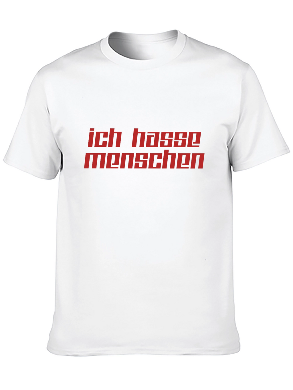 Ich Hasse Menschen Graphic Tee - Anti-Social T-Shirt