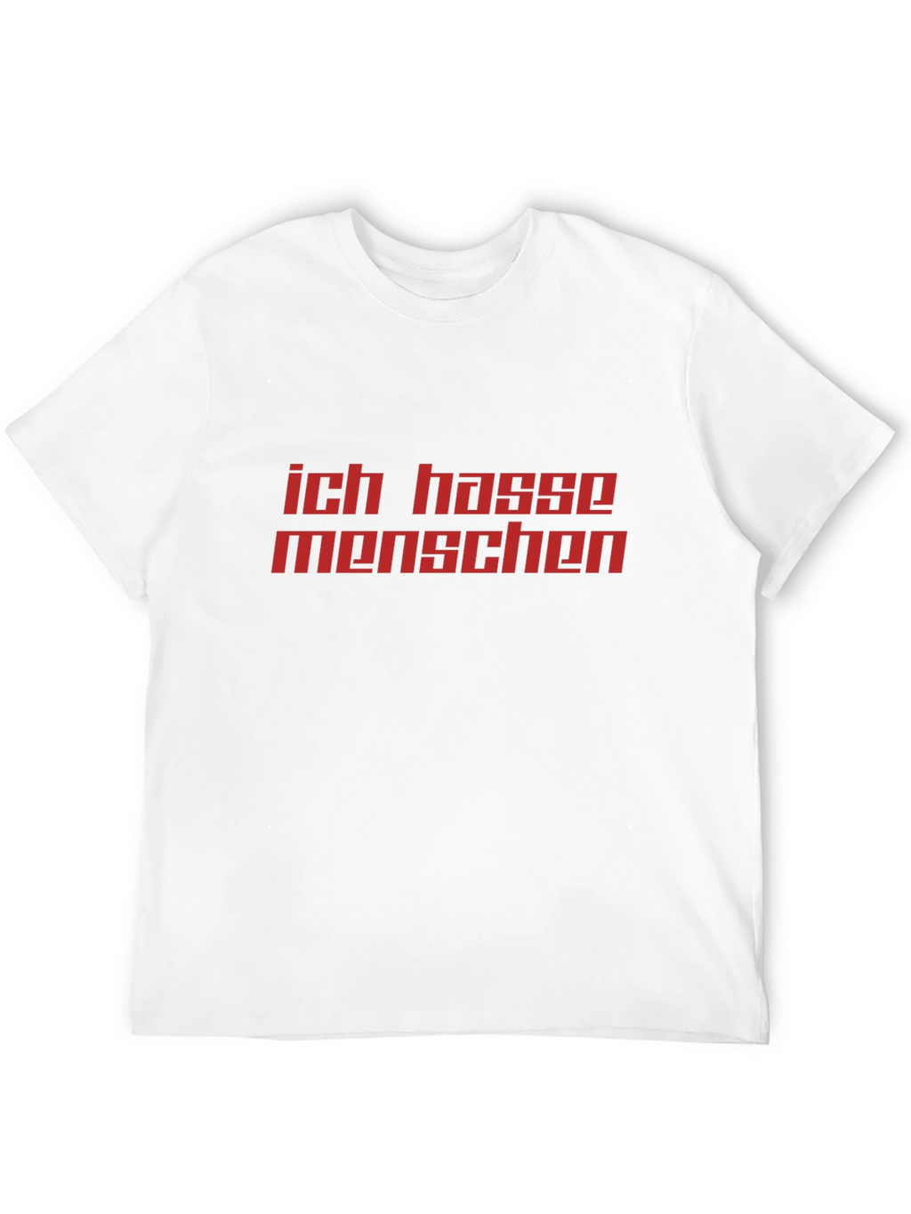 Ich Hasse Menschen Graphic Tee - Anti-Social T-Shirt