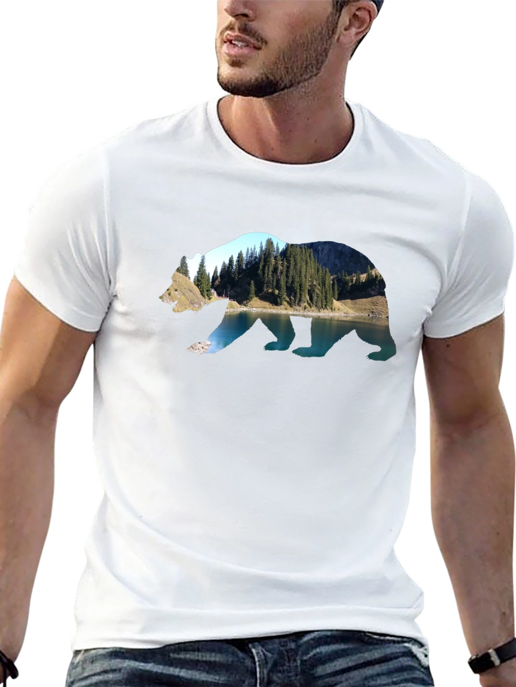 Bear Mountain Graphic Tee - Nature Inspired Design