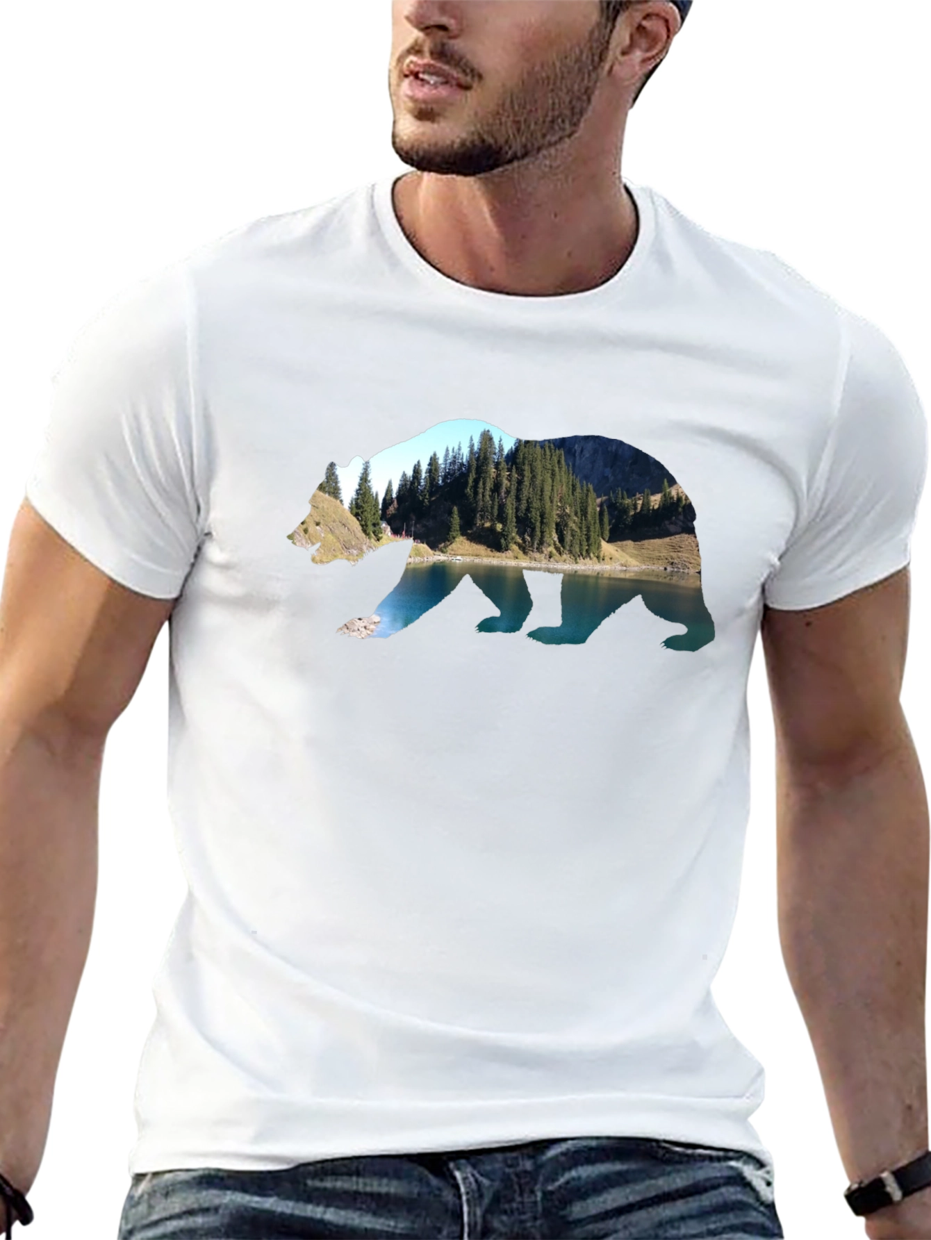 Bear Mountain Graphic Tee - Nature Inspired Design