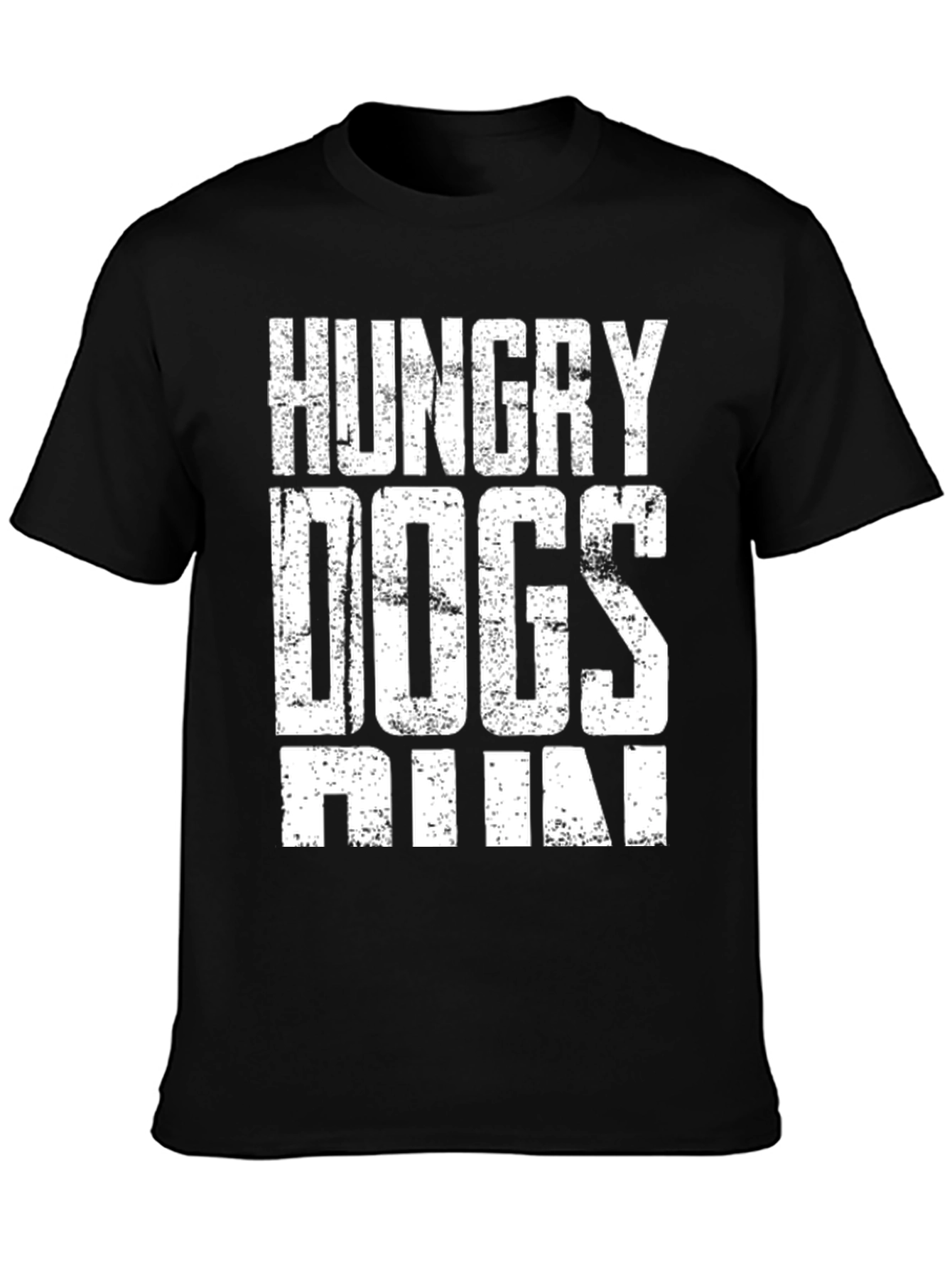 Hungry Dogs Run Graphic T-Shirt