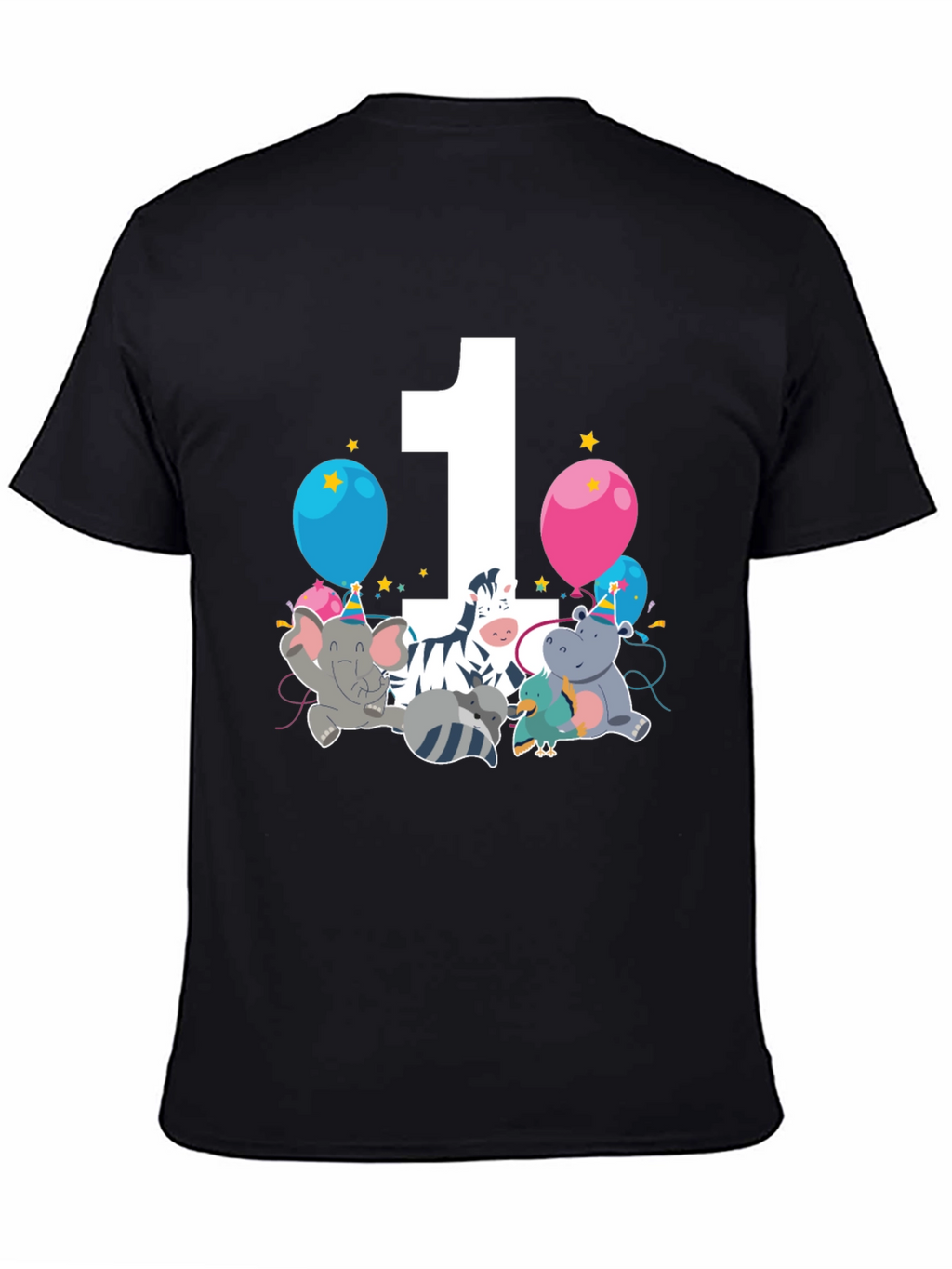 Birthday One Zoo Animal Party T-Shirt