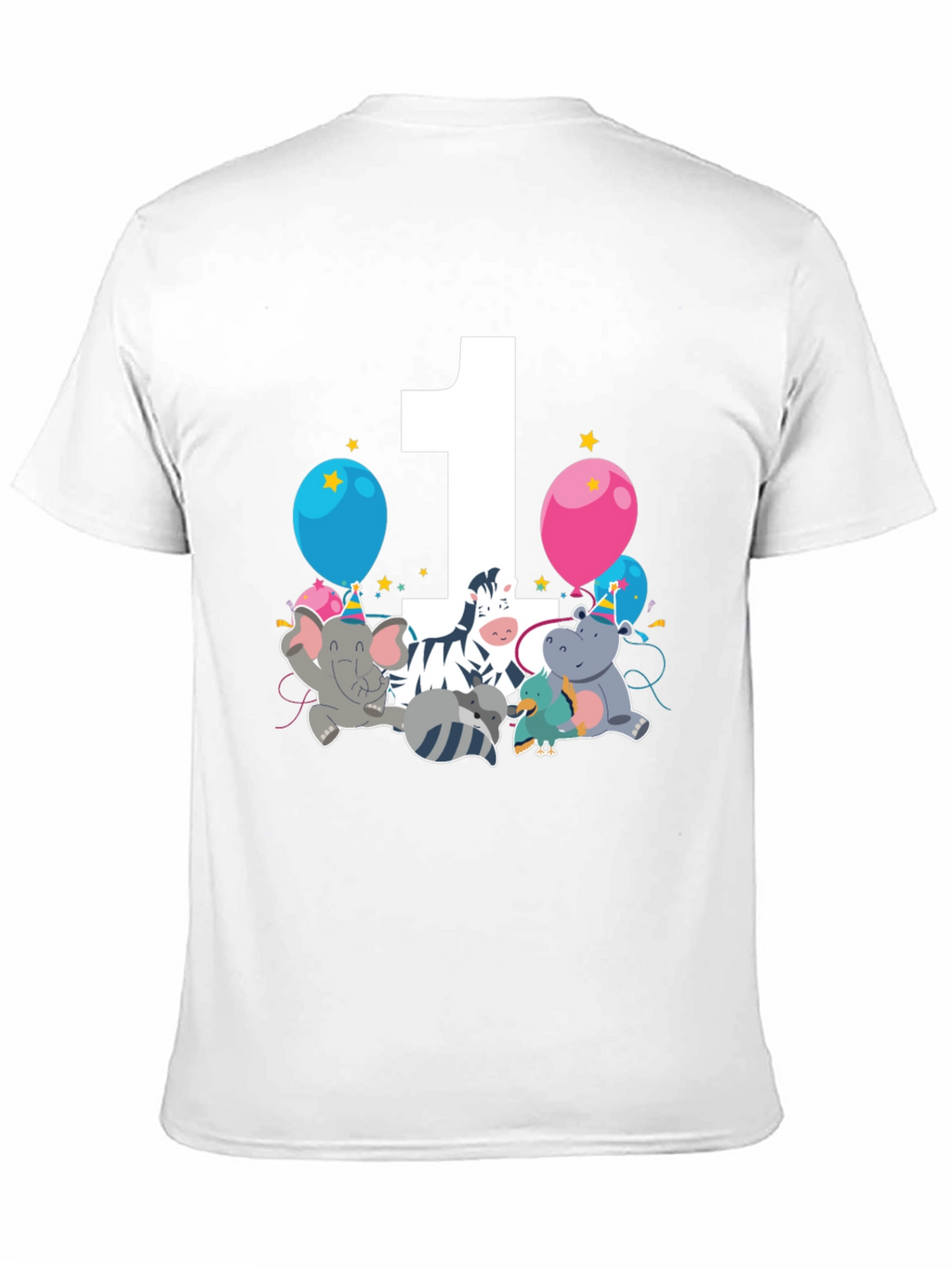 Birthday One Zoo Animal Party T-Shirt