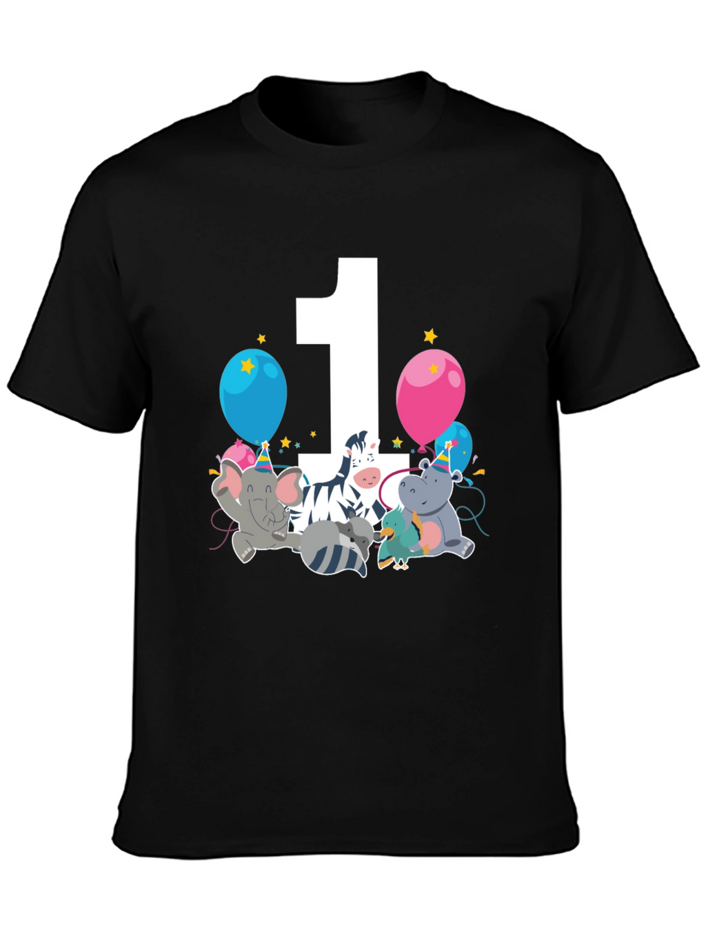 Birthday One Zoo Animal Party T-Shirt