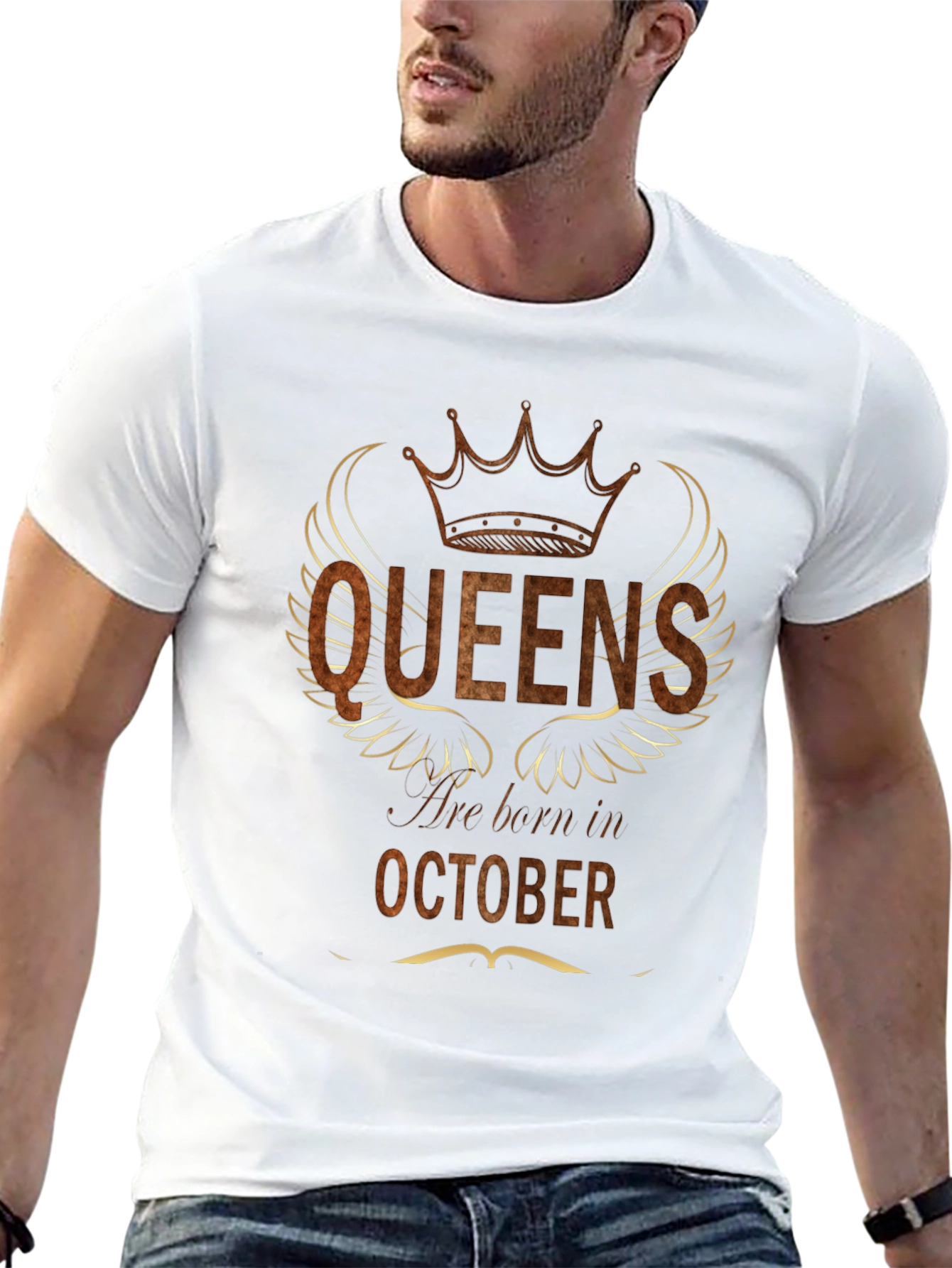 Queens Born In October T-Shirt