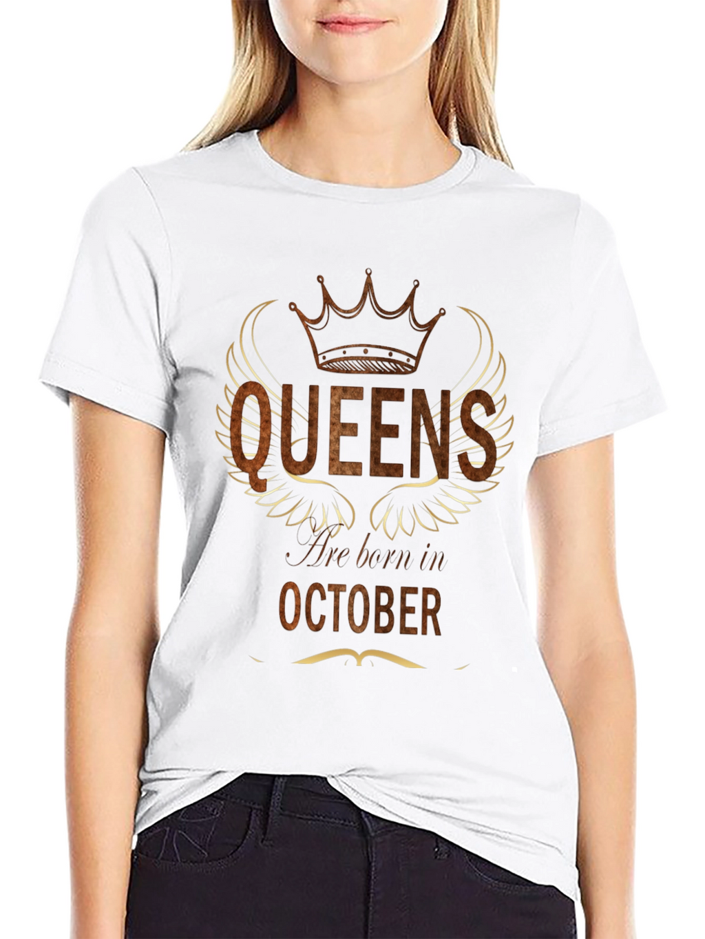 Queens Born In October T-Shirt