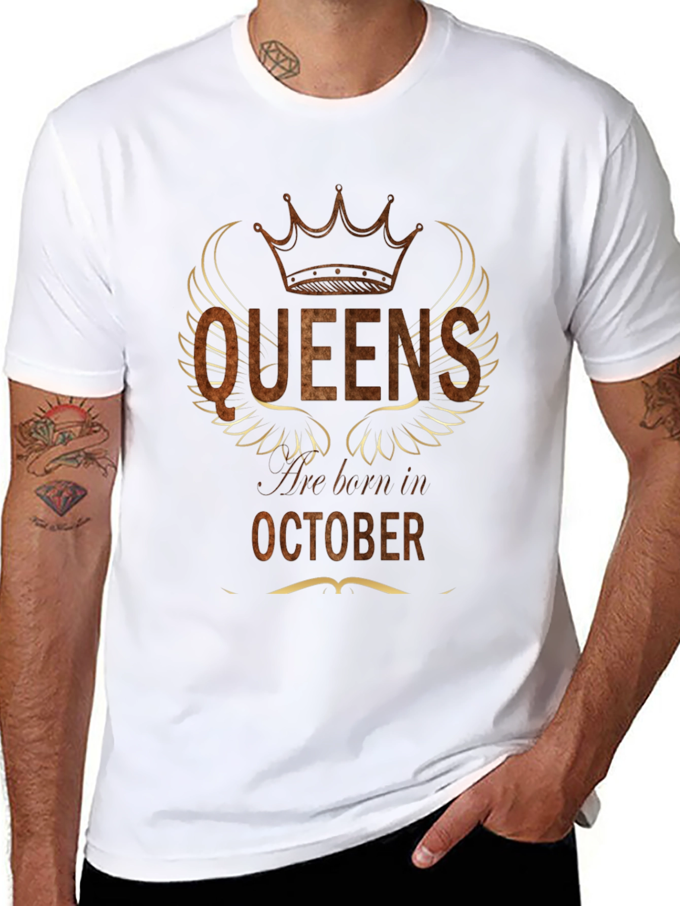 Queens Born In October T-Shirt