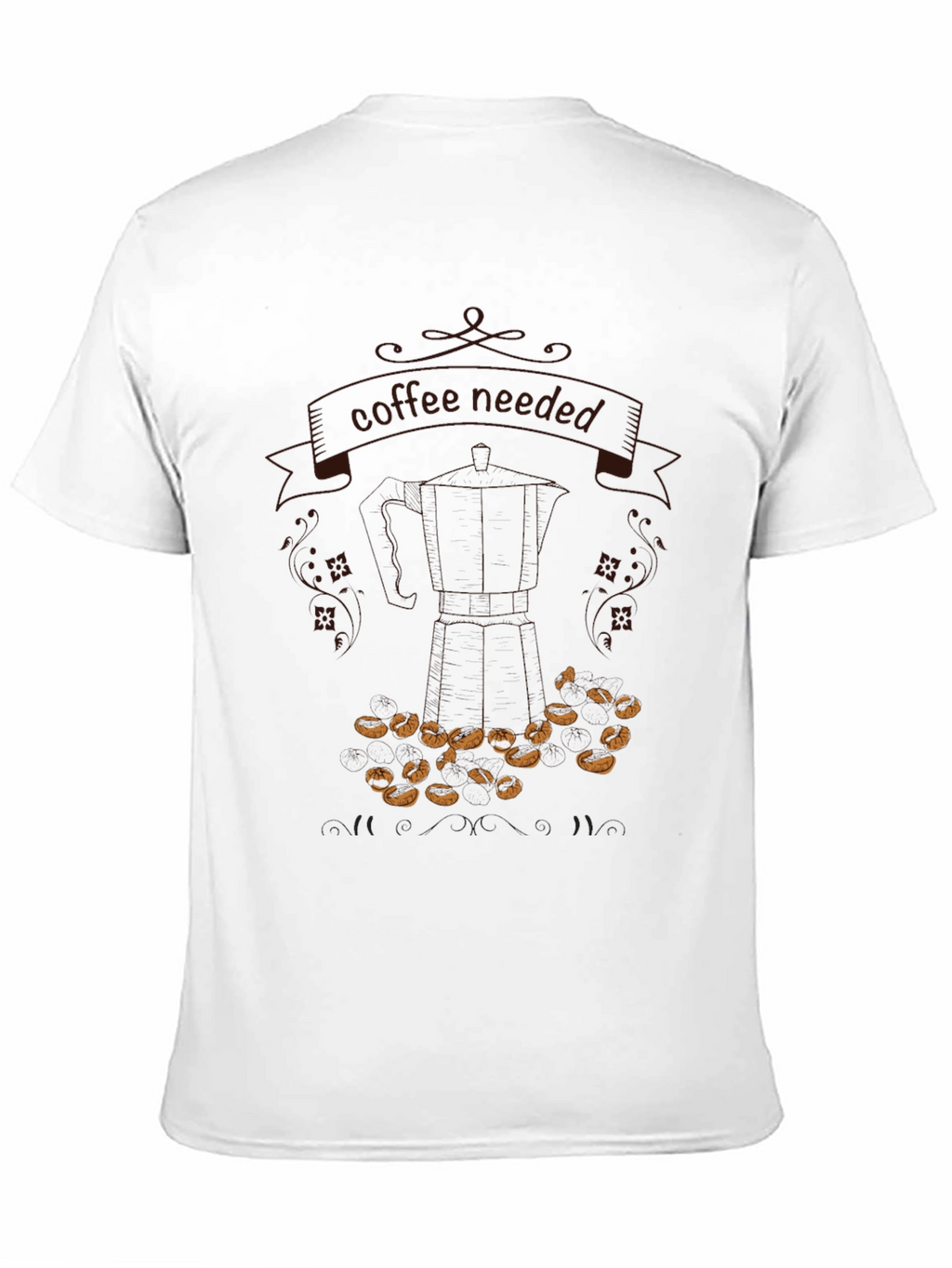 Coffee Needed Graphic T-Shirt - Casual Black Tee