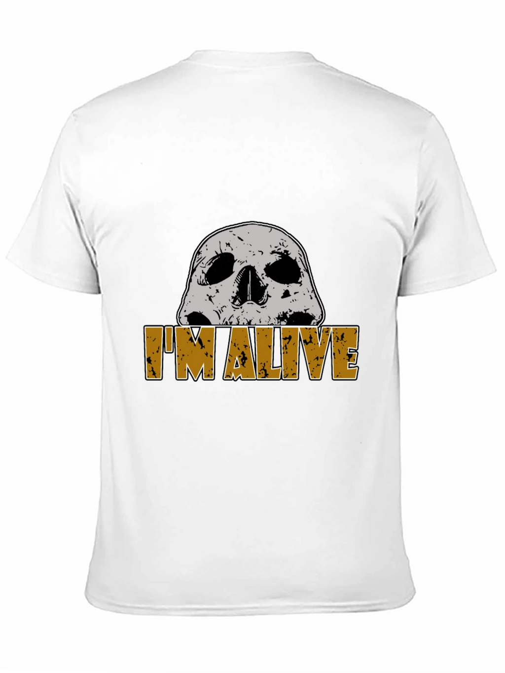 Im Alive Skull Graphic T-Shirt - Mens Black Tee