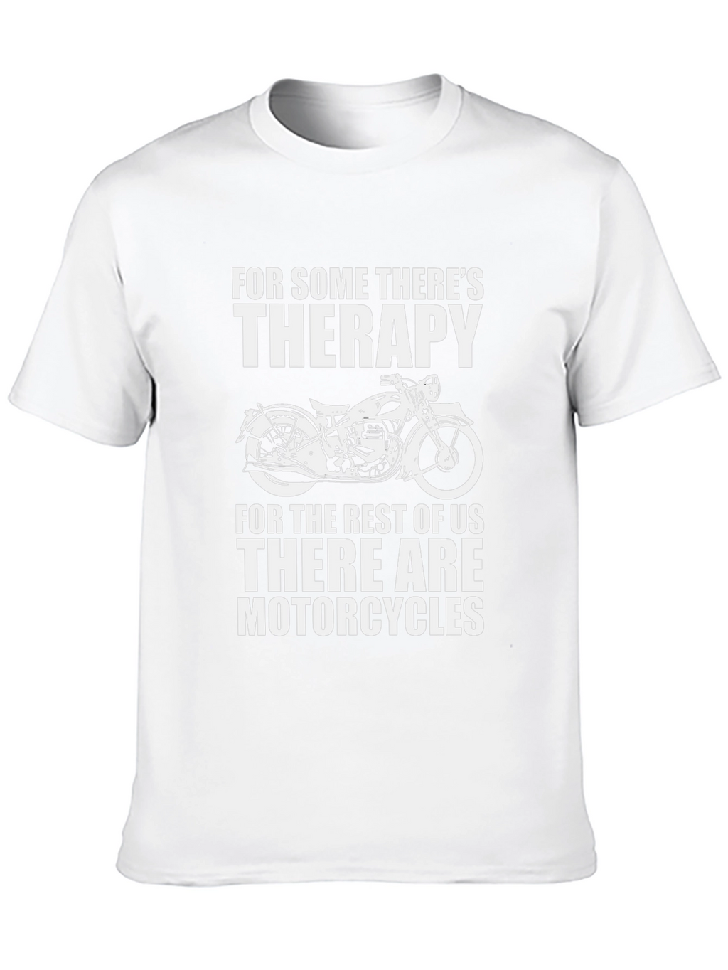 Motorcycle Therapy T-Shirt - Biker Gift