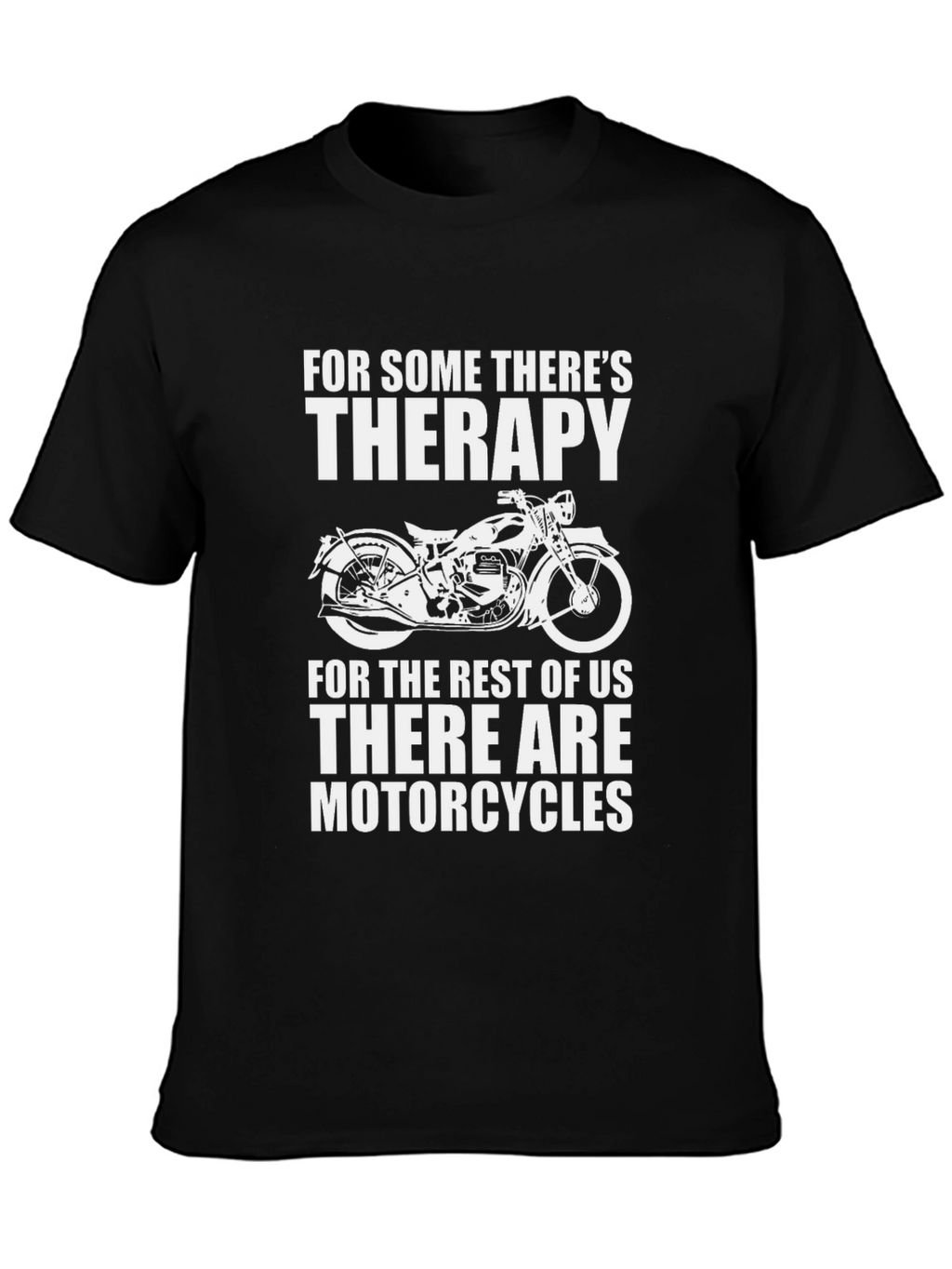 Motorcycle Therapy T-Shirt - Biker Gift