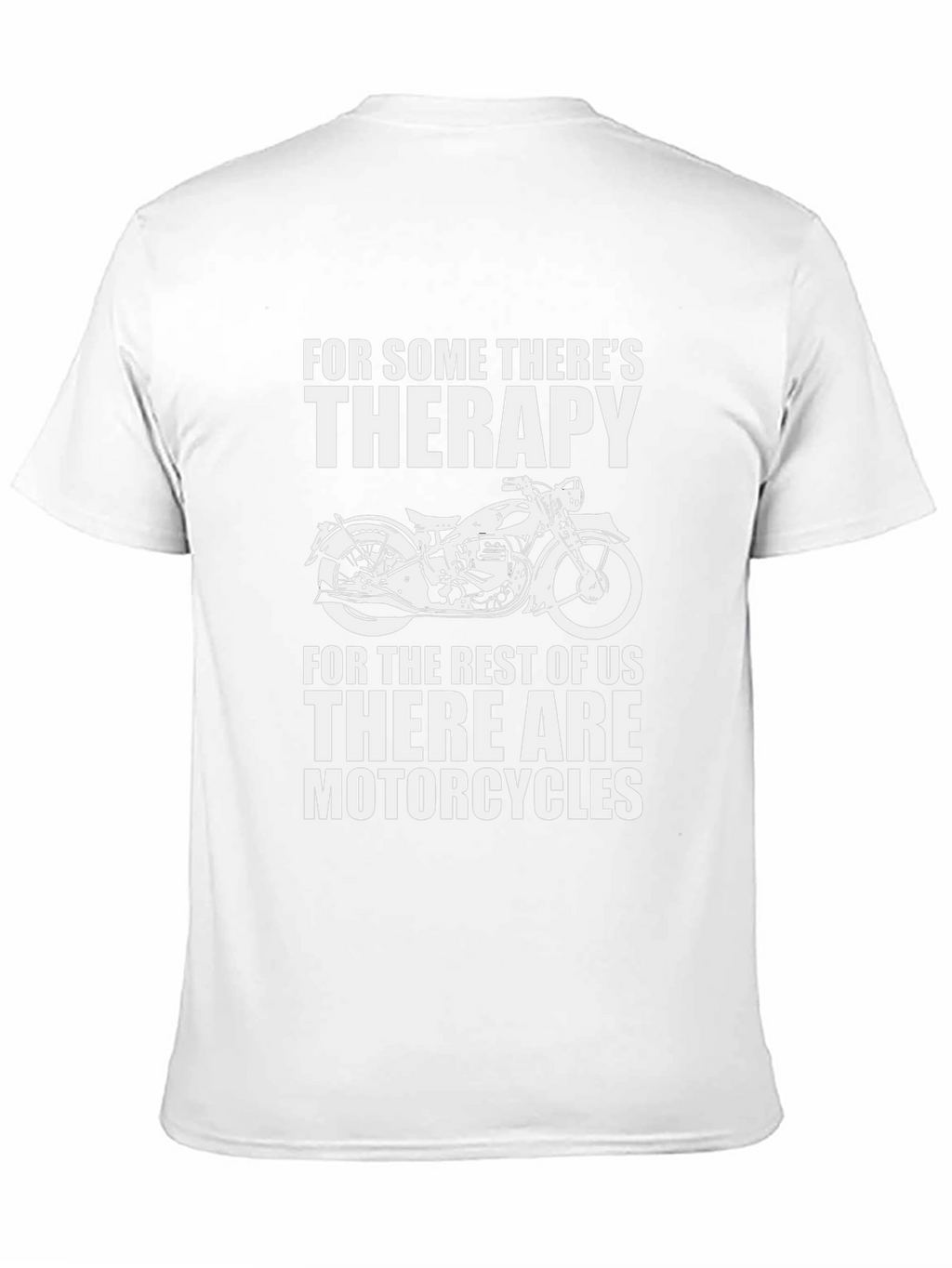 Motorcycle Therapy T-Shirt - Biker Gift