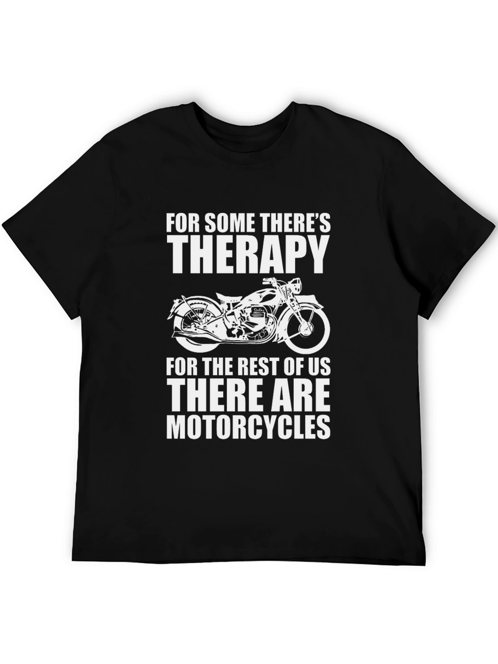 Motorcycle Therapy T-Shirt - Biker Gift