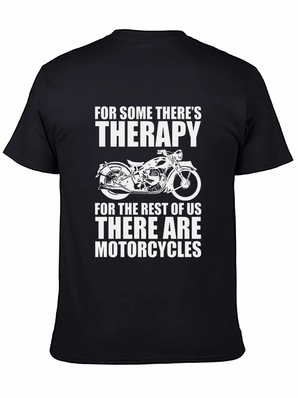 Motorcycle Therapy T-Shirt - Biker Gift