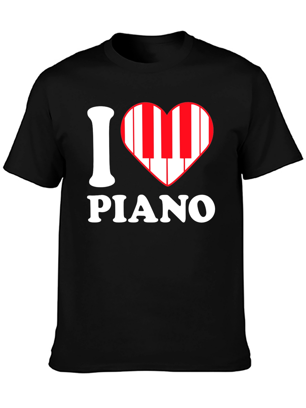 I Heart Piano T-Shirt - Musician Tee