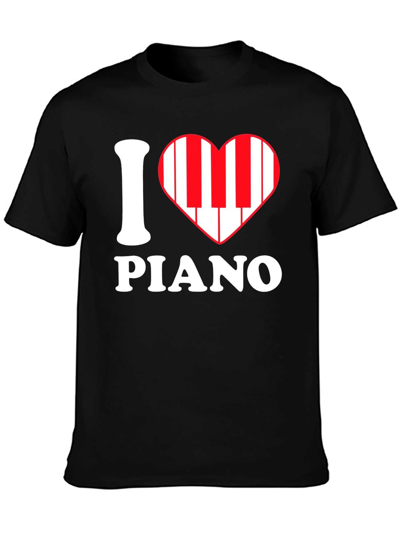 I Heart Piano T-Shirt - Musician Tee