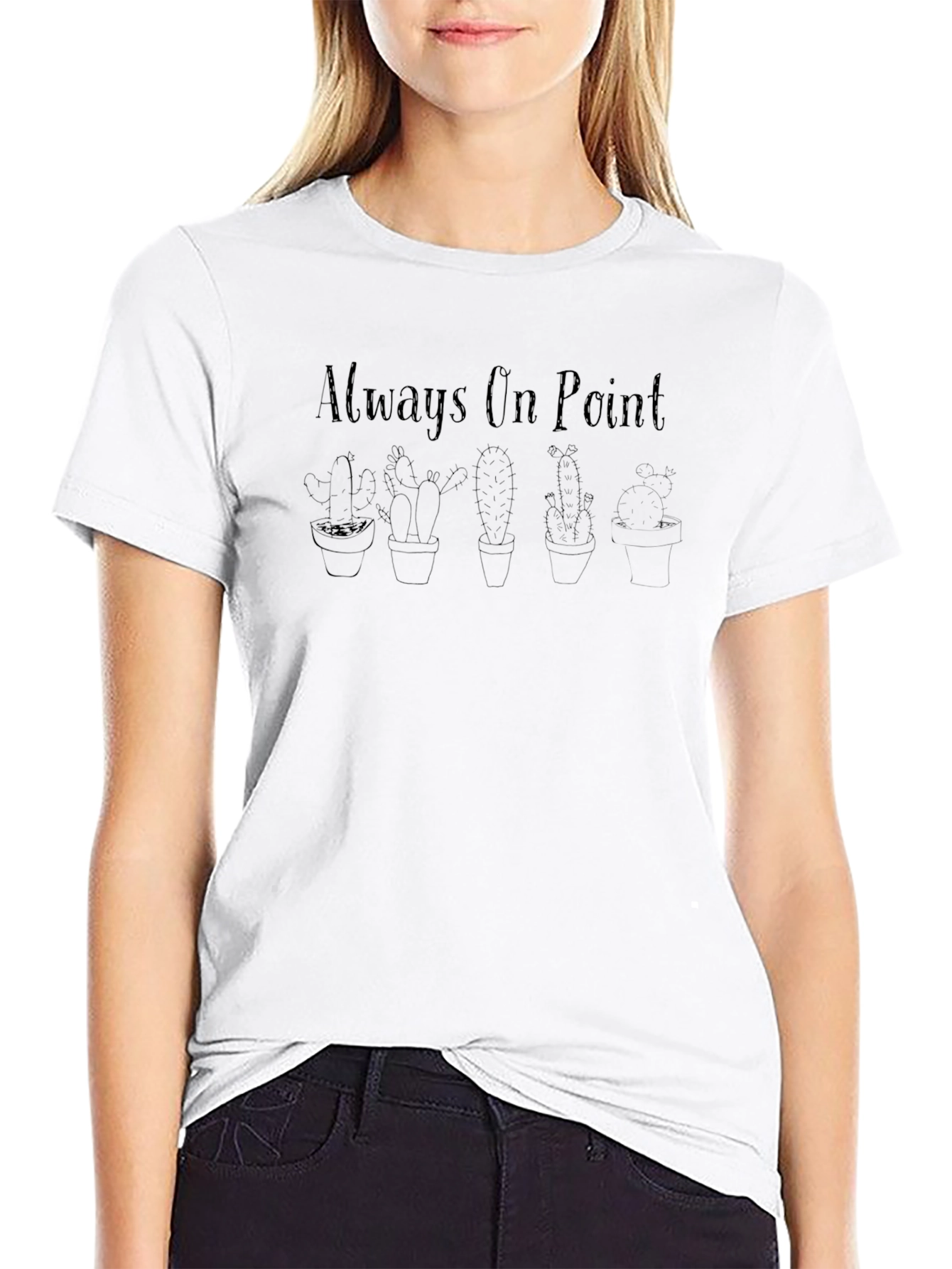 Always On Point Cactus Graphic Tee