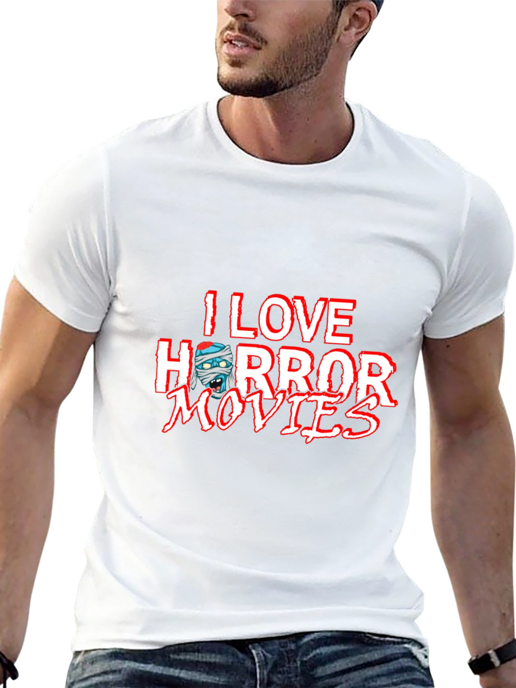 I Love Horror Movies Graphic Tee