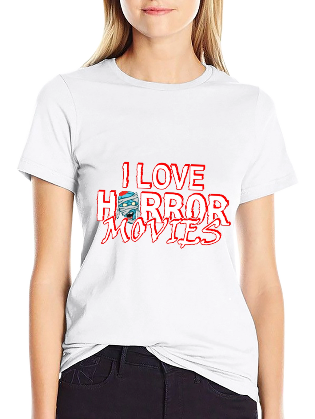 I Love Horror Movies Graphic Tee