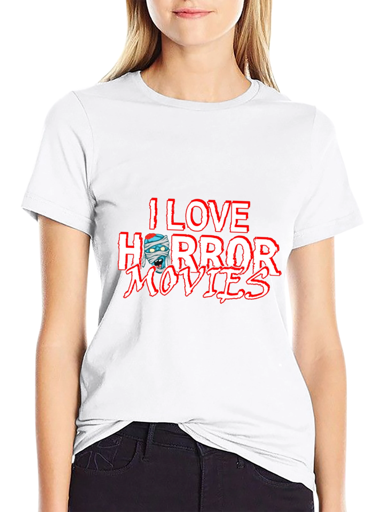 I Love Horror Movies Graphic Tee