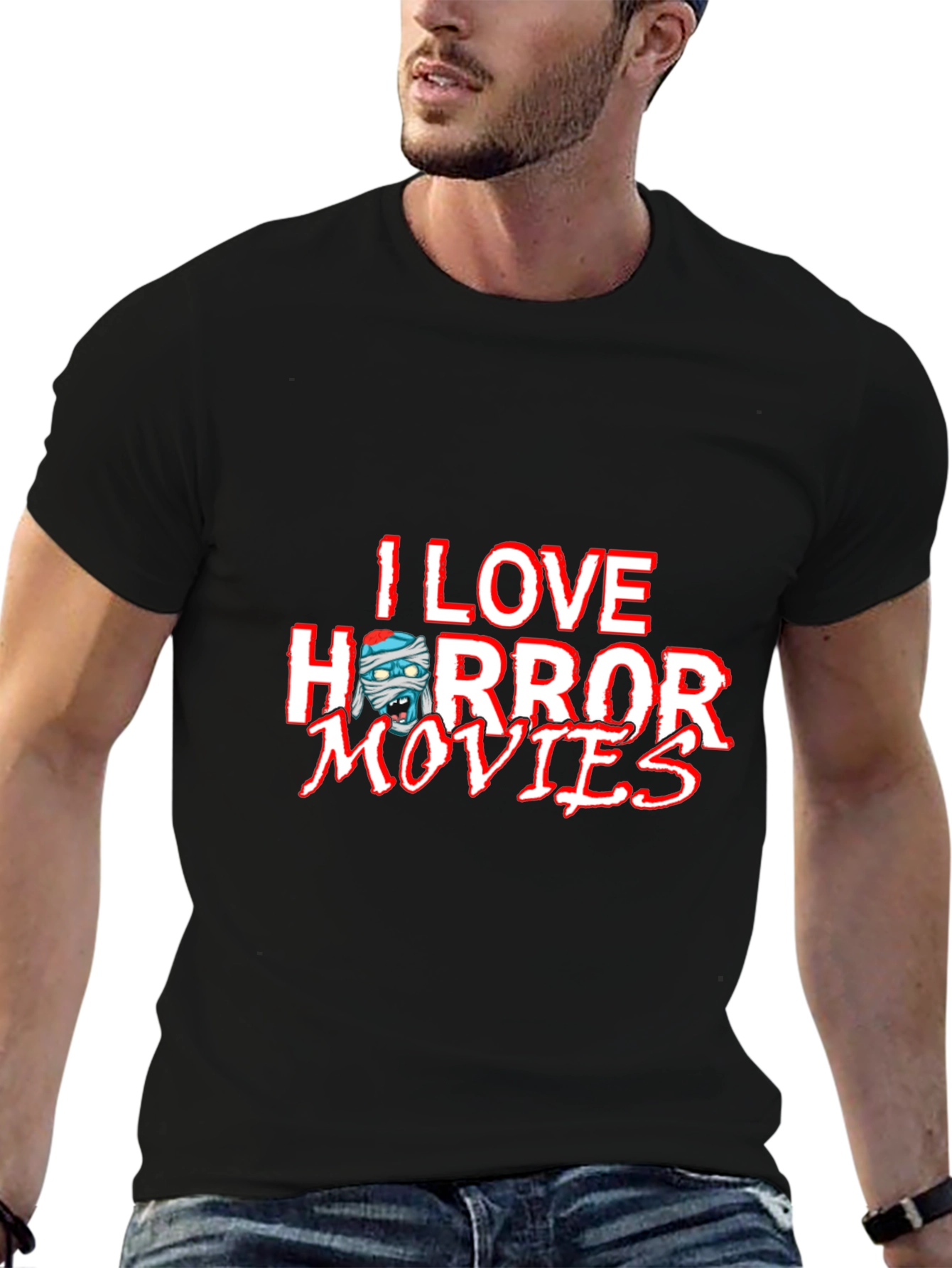I Love Horror Movies Graphic Tee