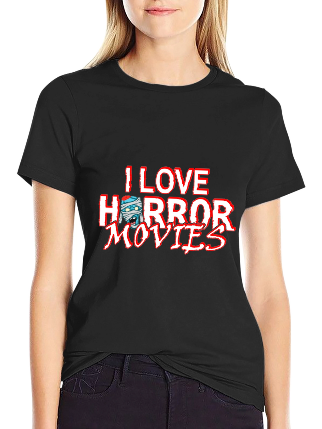 I Love Horror Movies Graphic Tee