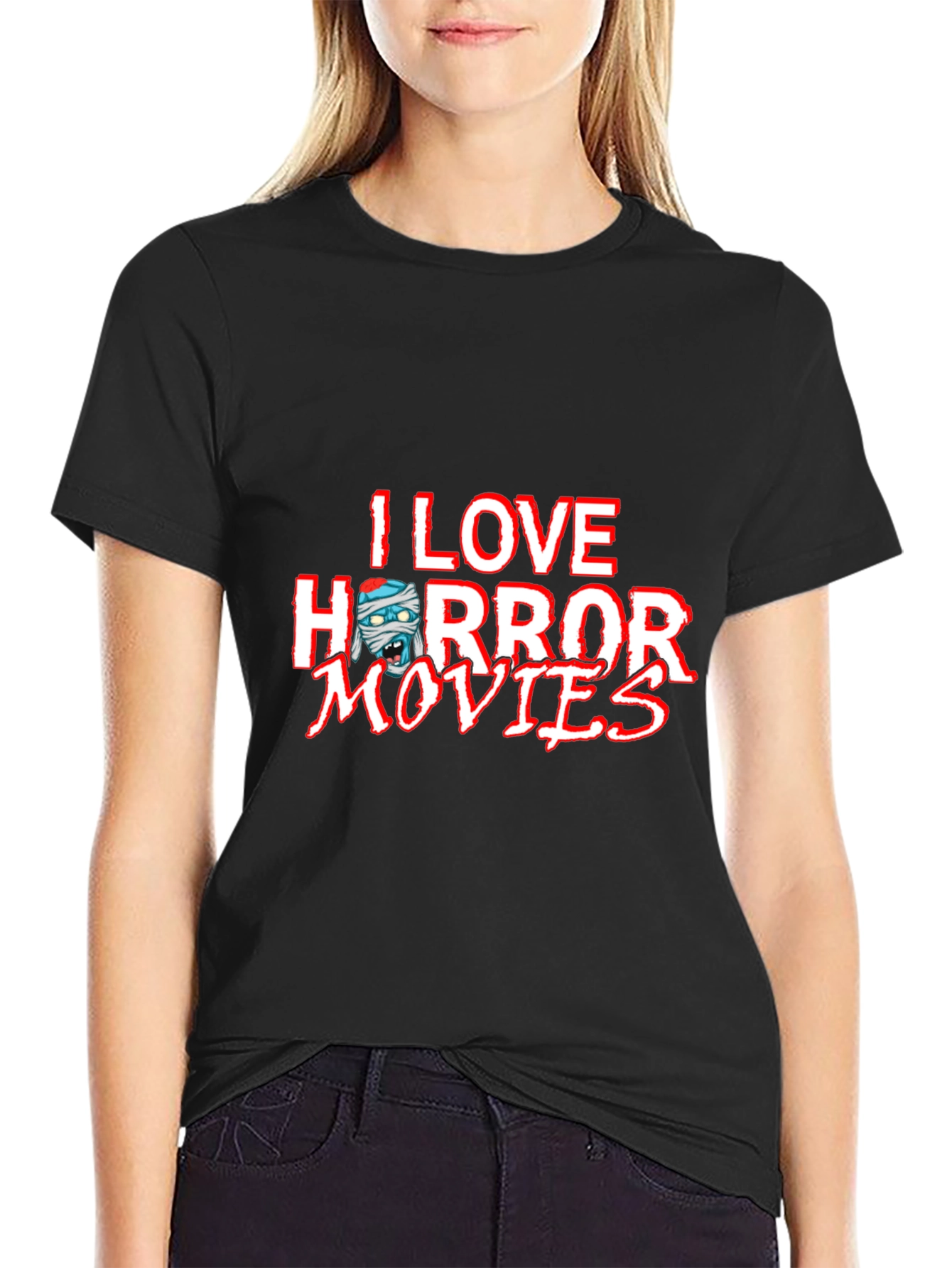 I Love Horror Movies Graphic Tee
